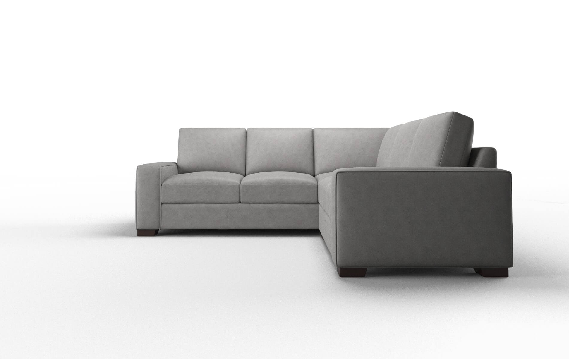 Monaco Dream_d Charcoal Sectional espresso legs 5