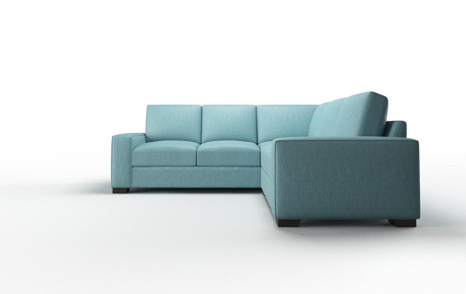 Monaco Durham Pine Sectional espresso legs 5
