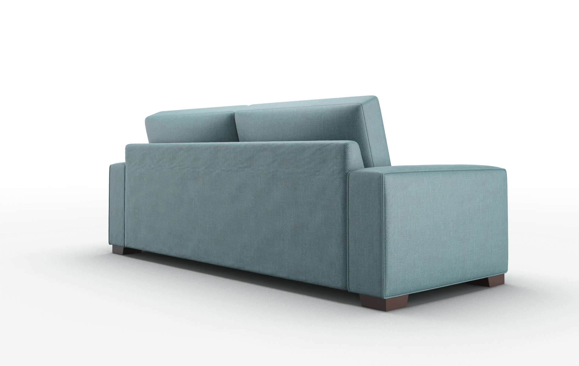 Monaco Elliot Teal Sofa espresso legs 5