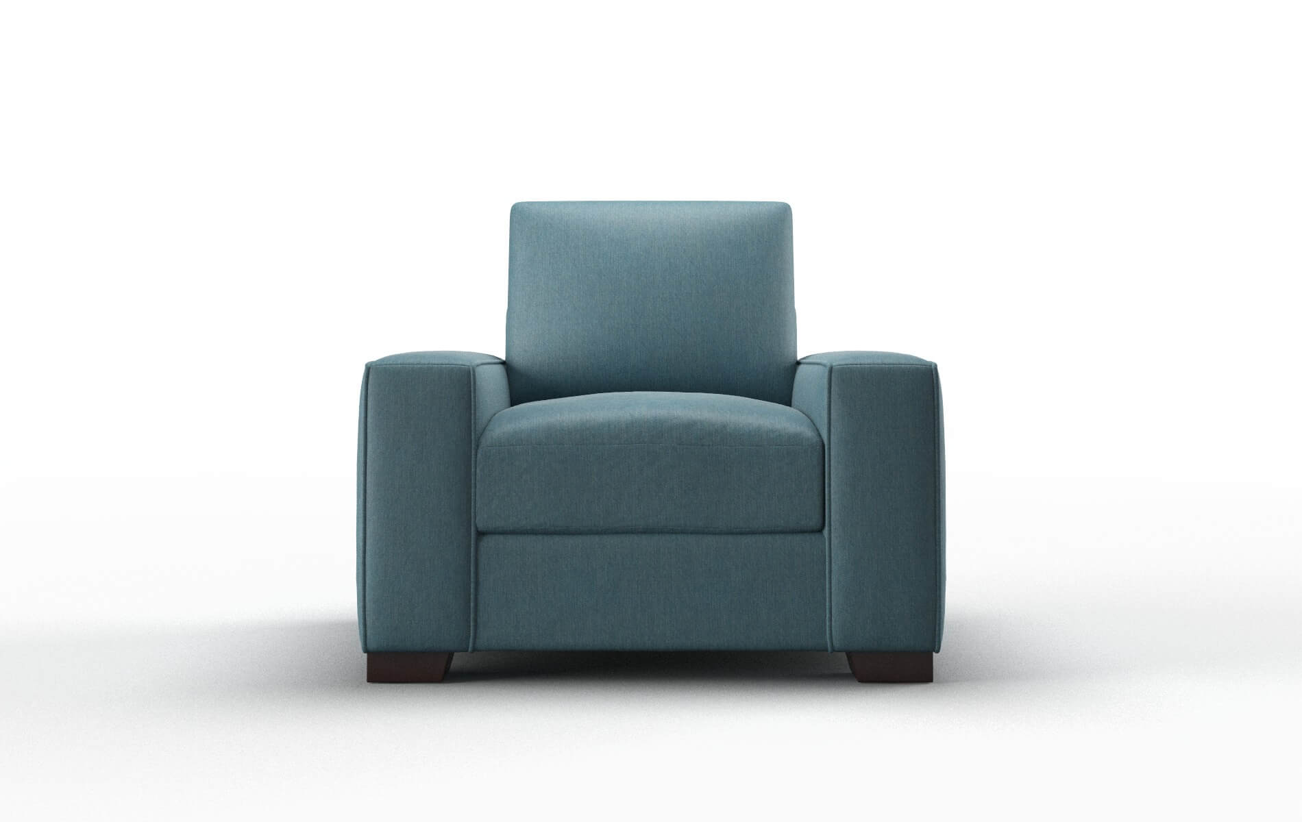 Monaco Hepburn Teal Chair espresso legs 1