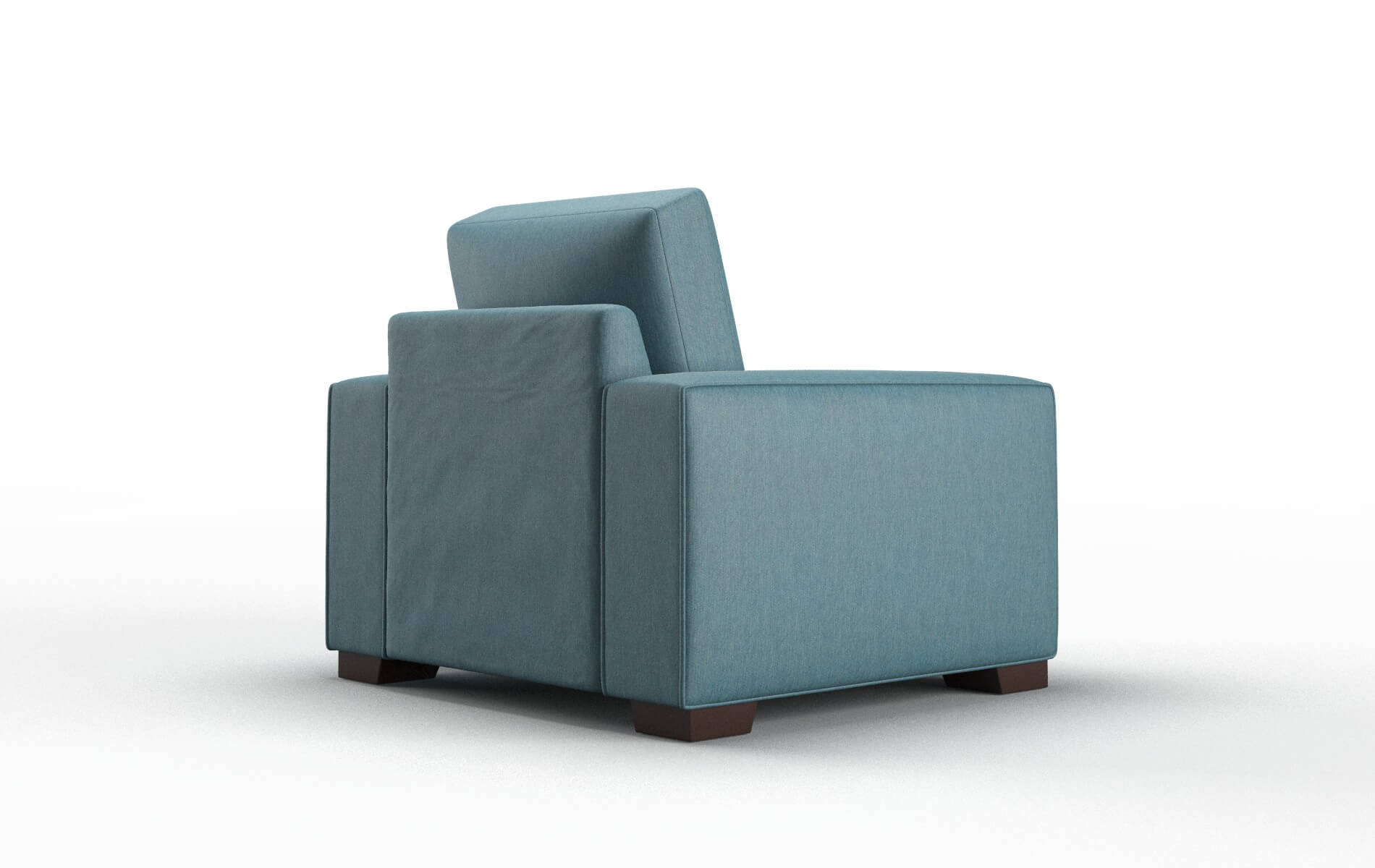 Monaco Hepburn Teal Chair espresso legs 5