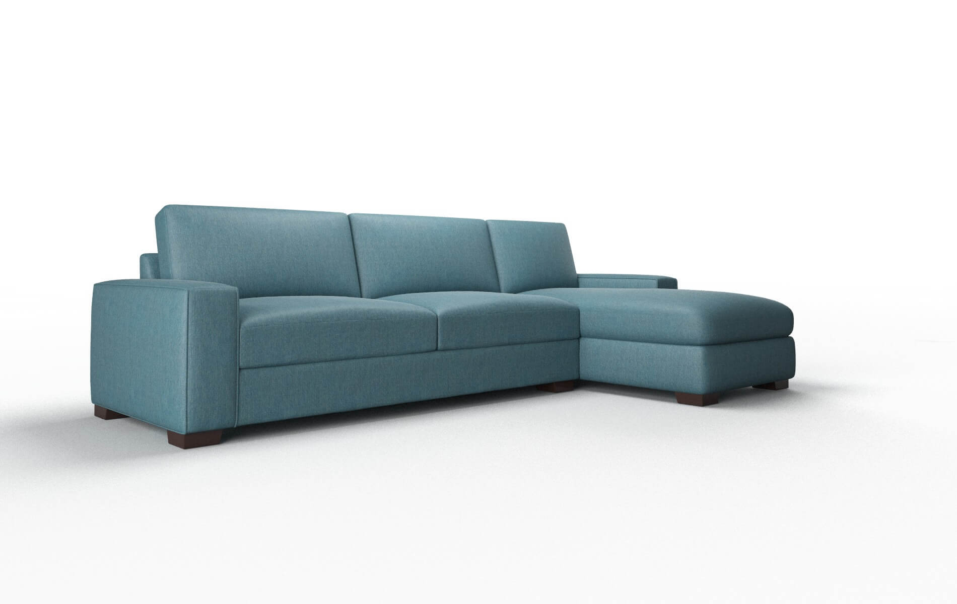 Monaco Hepburn Teal Panel espresso legs 2