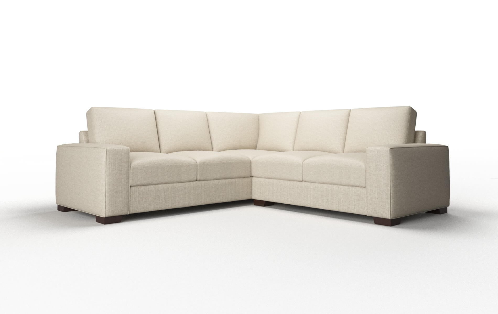 Monaco Insight Barley Sectional espresso legs 1