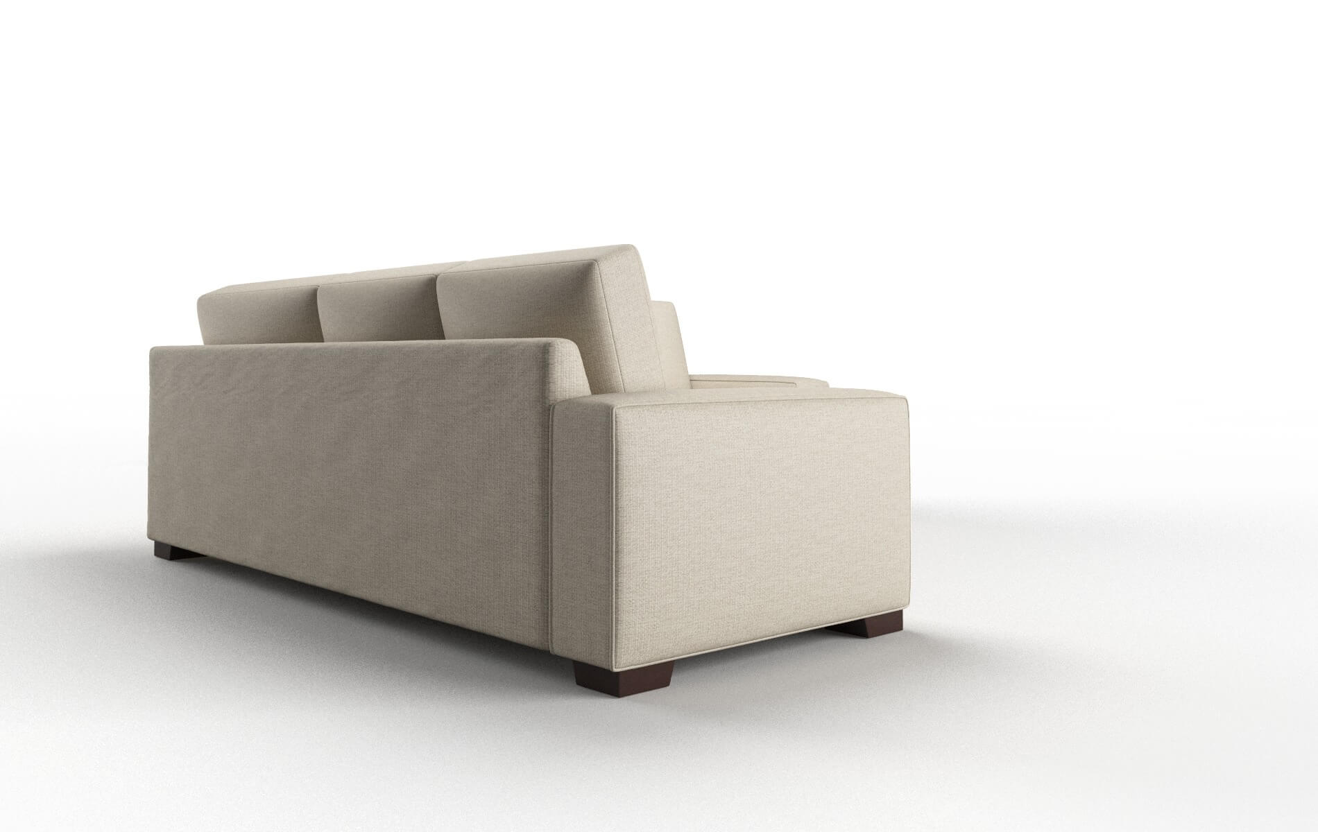 Monaco Insight Barley Sectional espresso legs 3