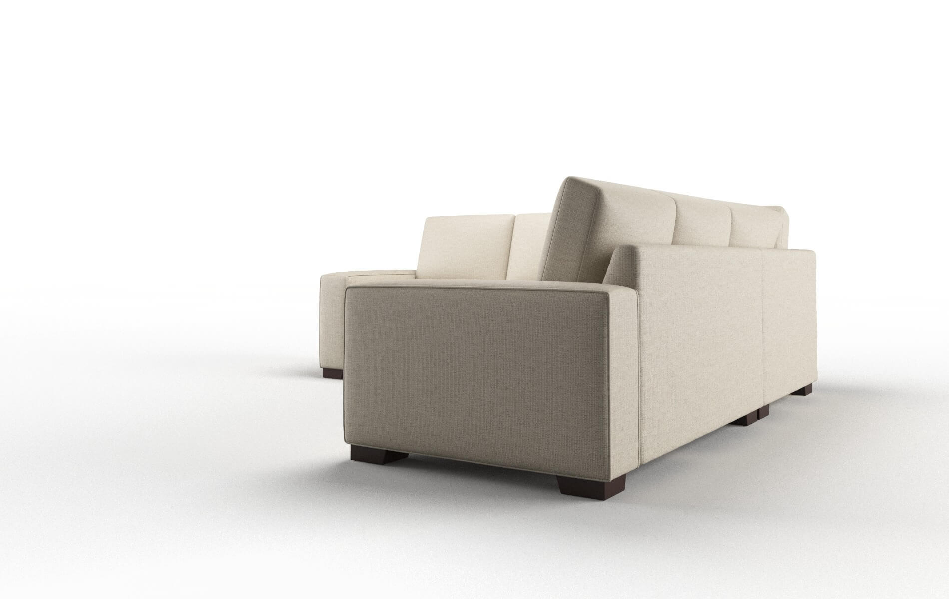Monaco Insight Barley Sectional espresso legs 4