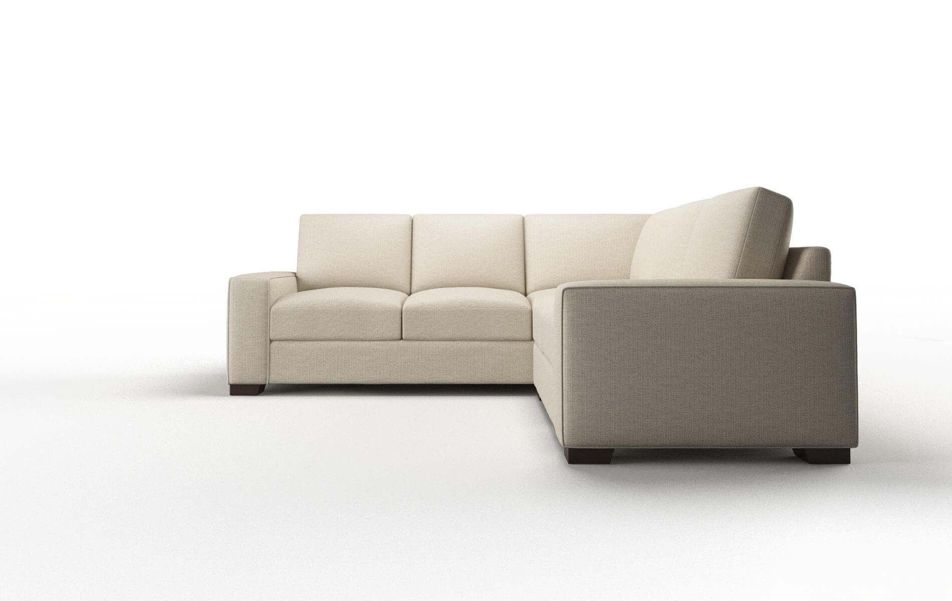 Monaco Insight Barley Sectional espresso legs 5
