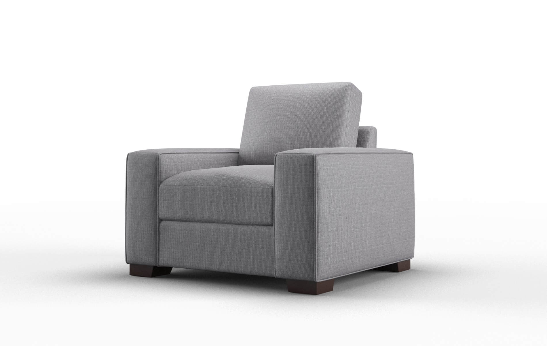 Monaco Insight Denim Chair espresso legs 4