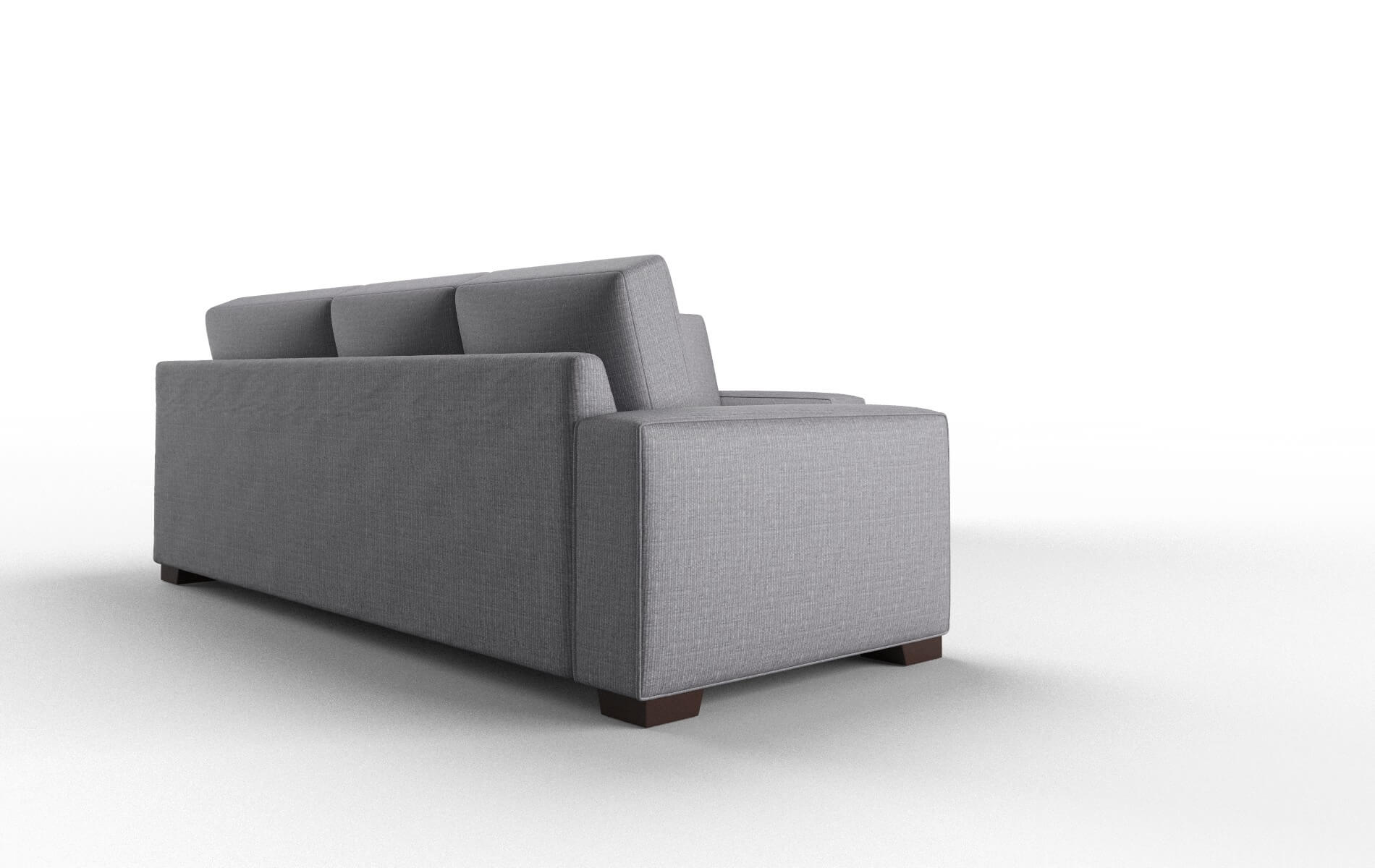 Monaco Insight Denim Sectional espresso legs 3