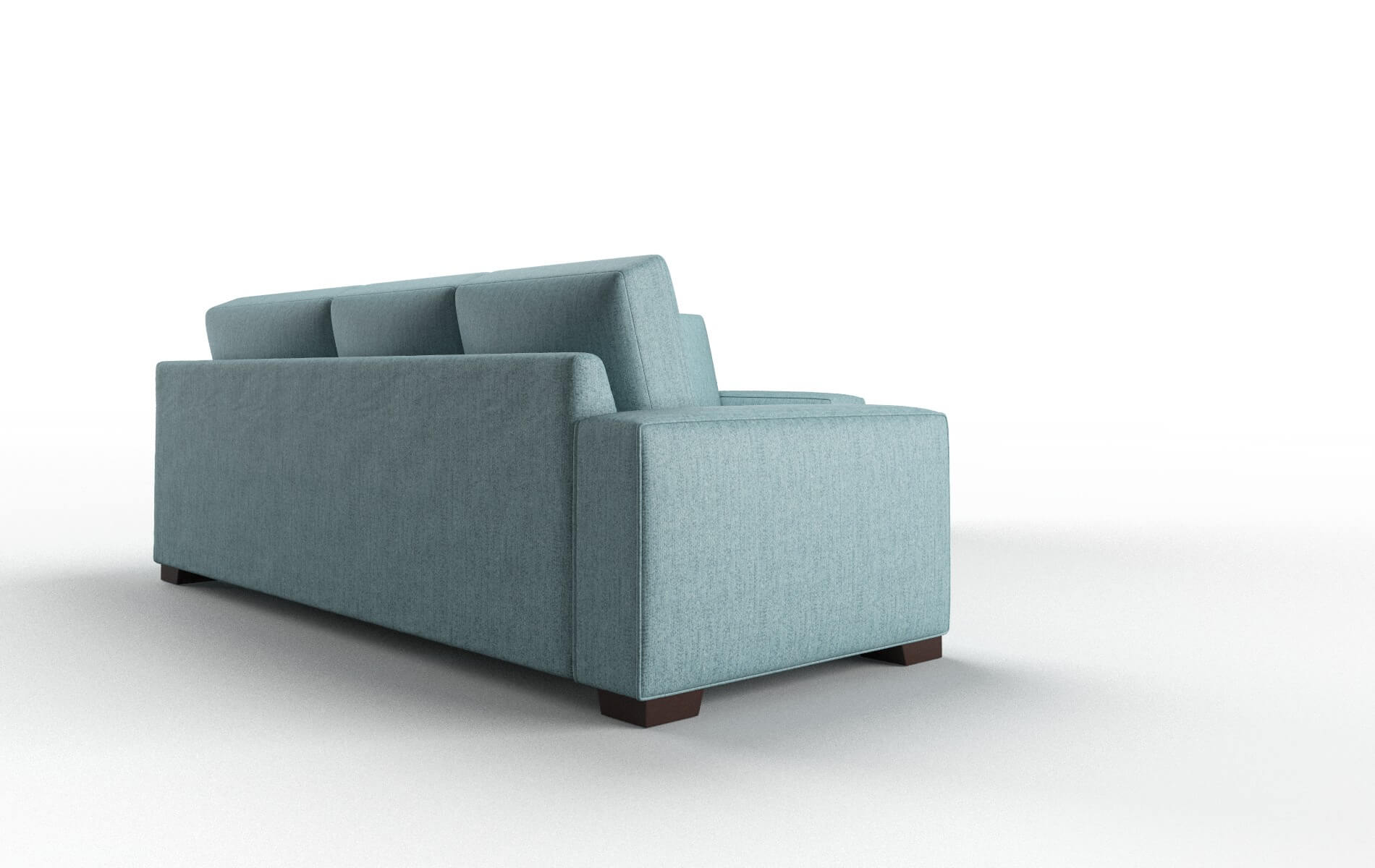Monaco Insight Peacock Sectional espresso legs 3