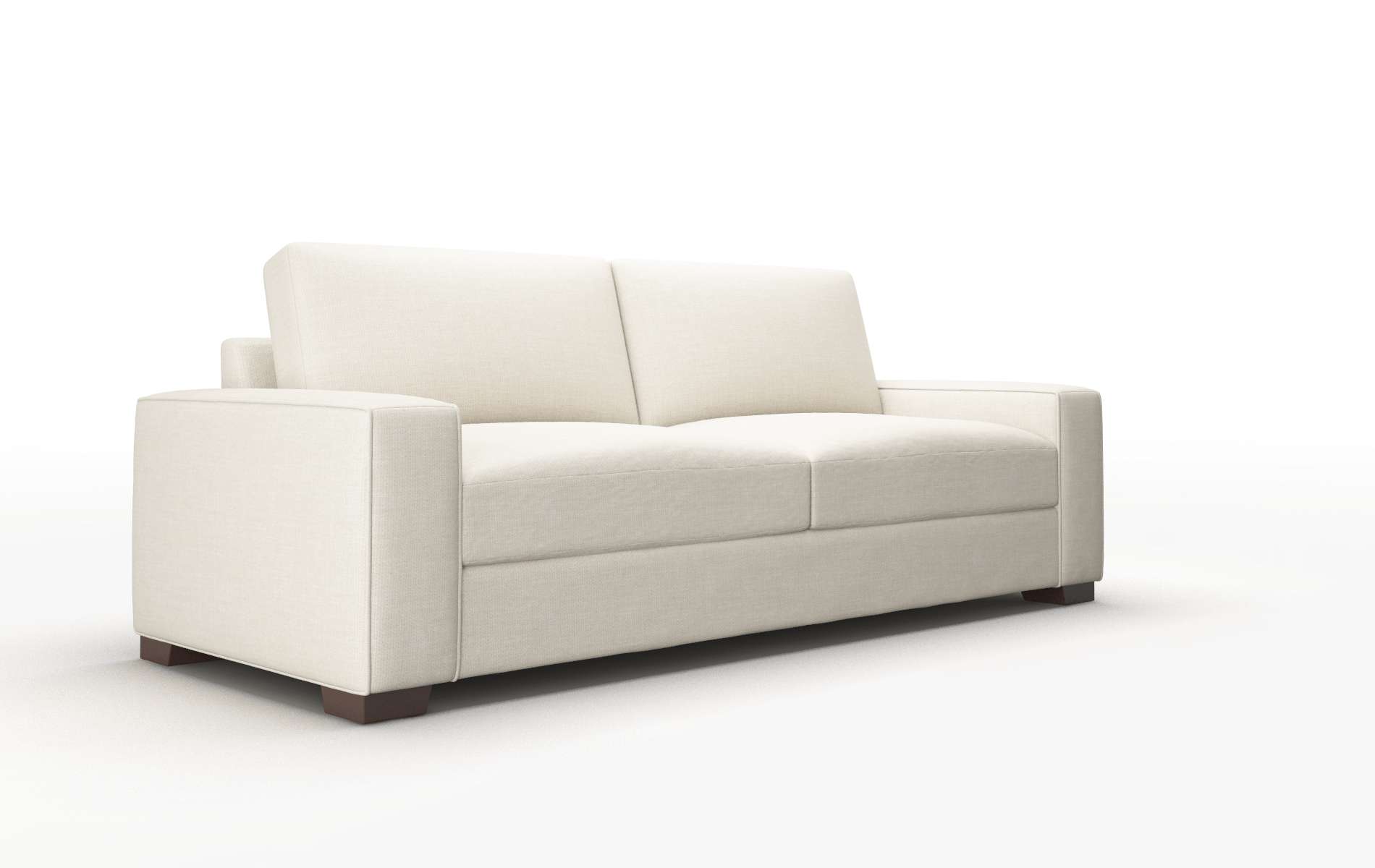 Monaco Keylargo Almond Sofa espresso legs 2