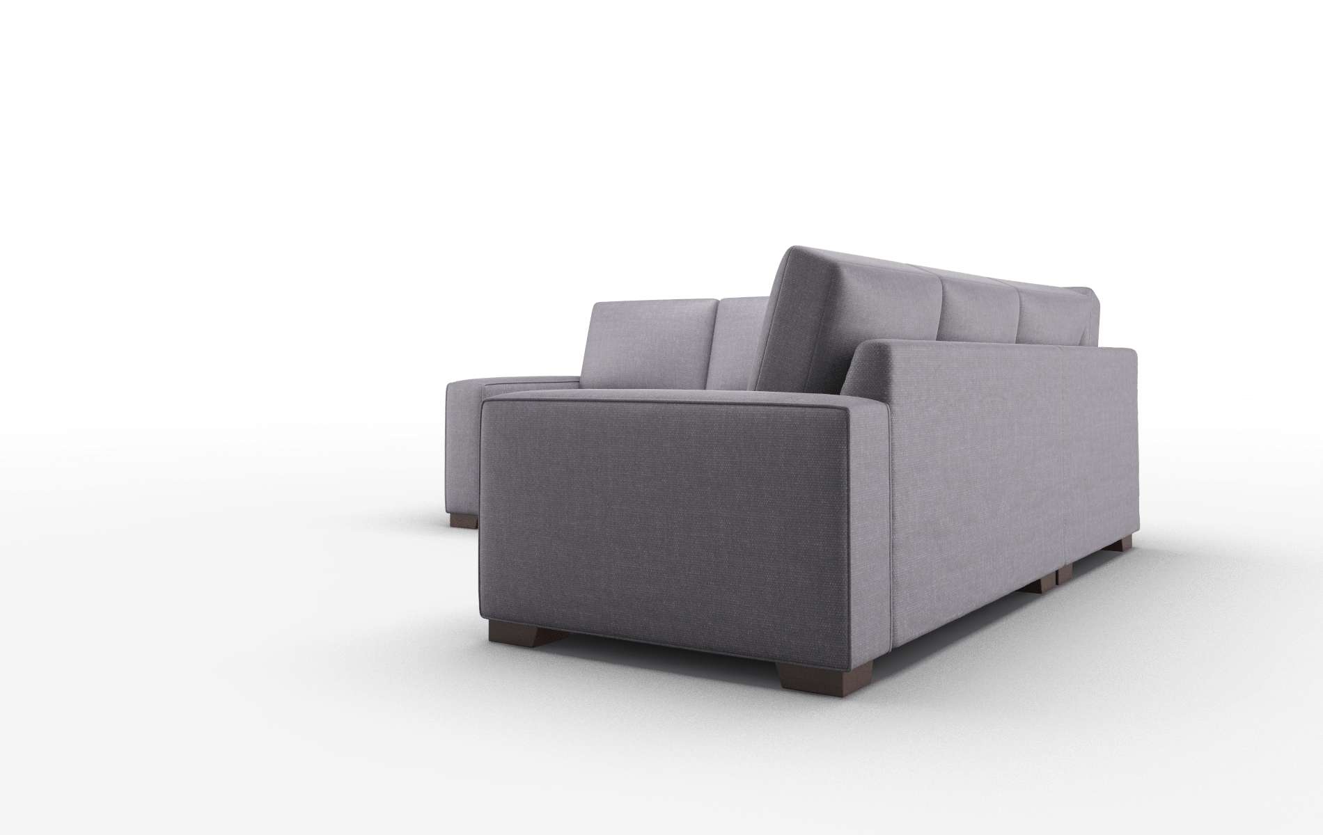 Monaco Keylargo Grape Sectional espresso legs 4