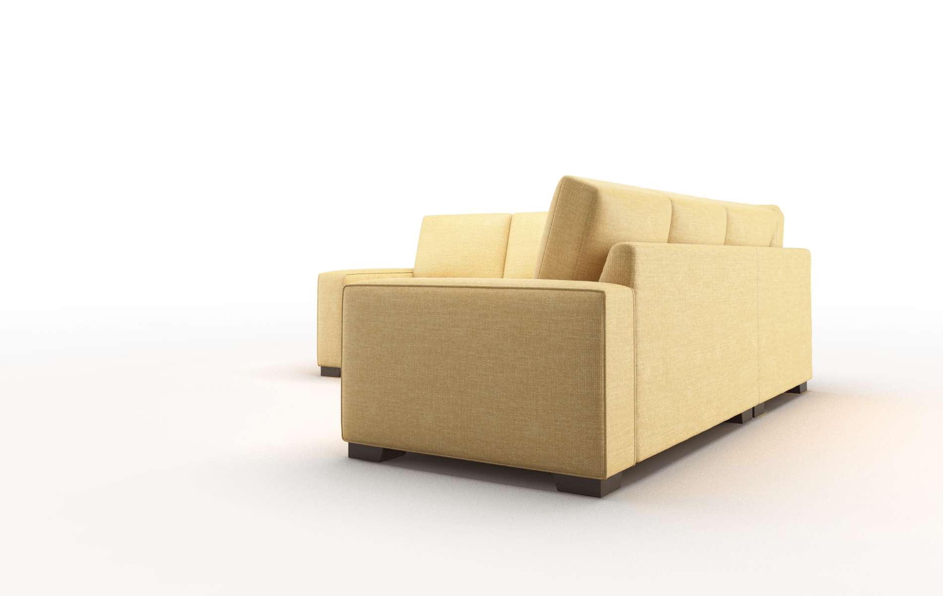 Monaco Keylargo Honey Sectional espresso legs 4