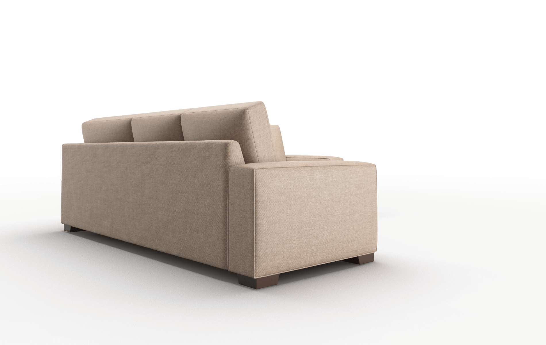 Monaco Keylargo Mink Sectional espresso legs 3