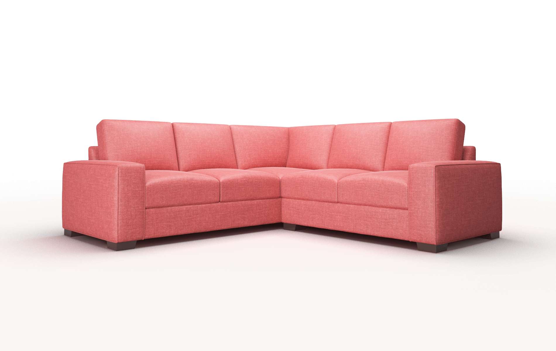 Monaco Keylargo ruby Sectional Espresso Legs  1