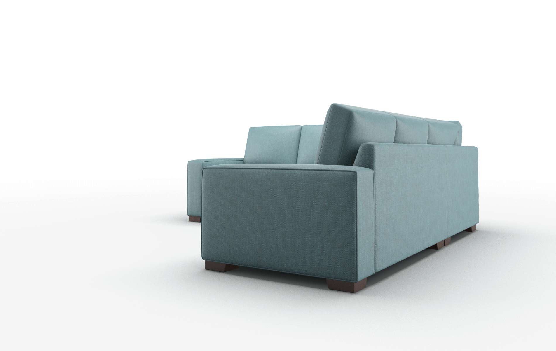 Monaco Keylargo Zenithteal Sectional espresso legs 4