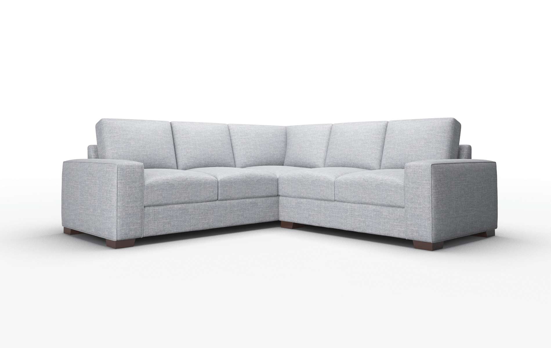 Monaco Lana Ash Sectional espresso legs 1