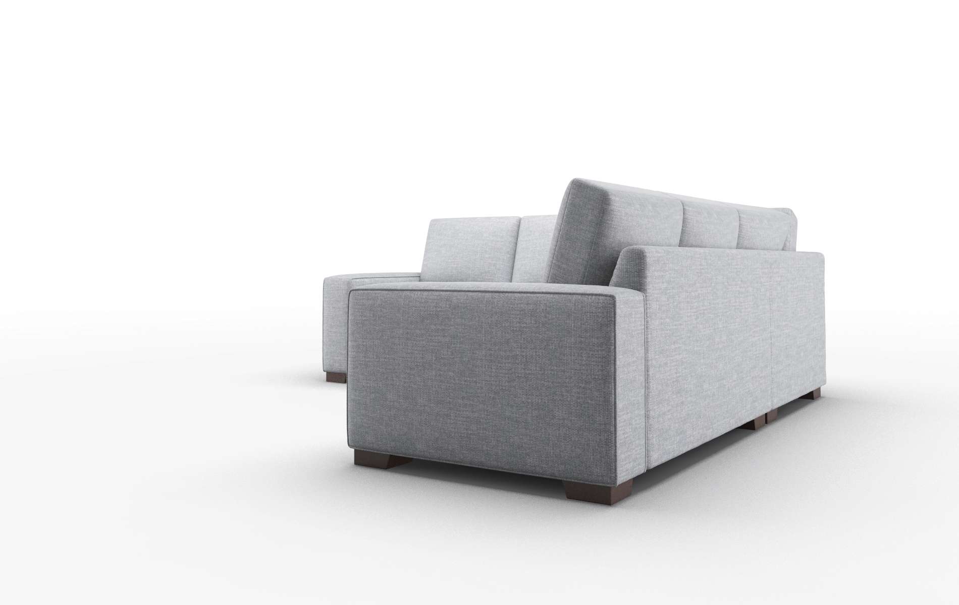 Monaco Lana Ash Sectional espresso legs 4