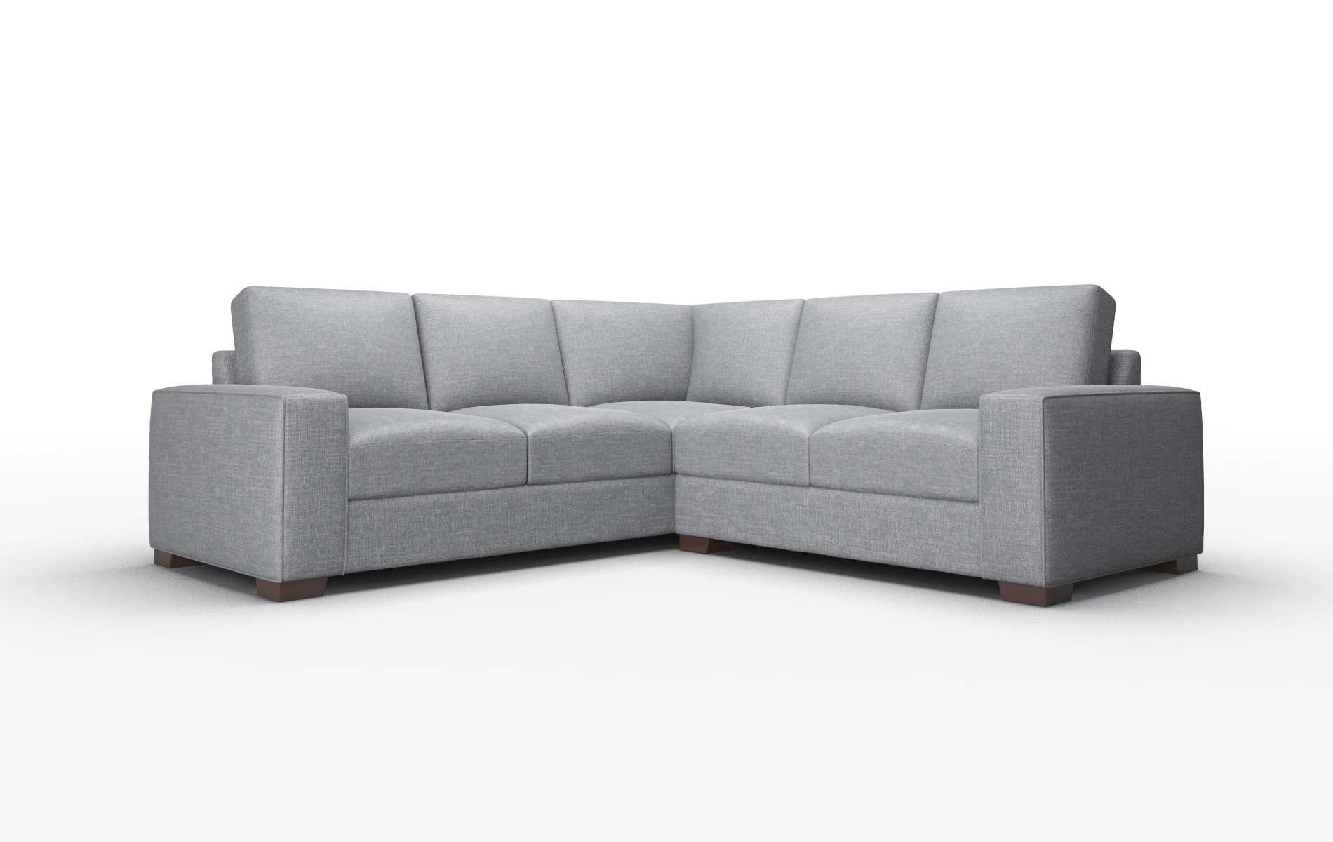 Monaco Lana Onyx Sectional espresso legs 1