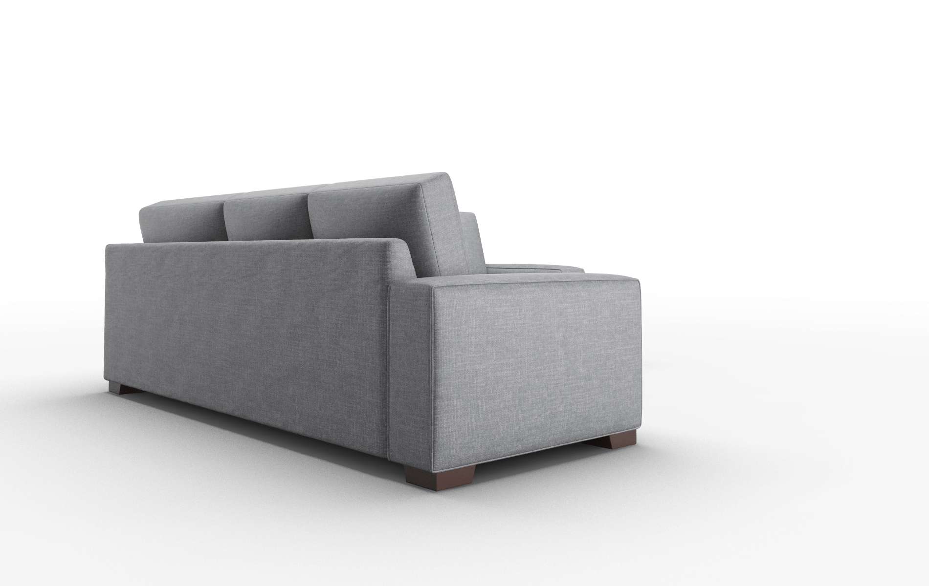 Monaco Lana Onyx Sectional espresso legs 3