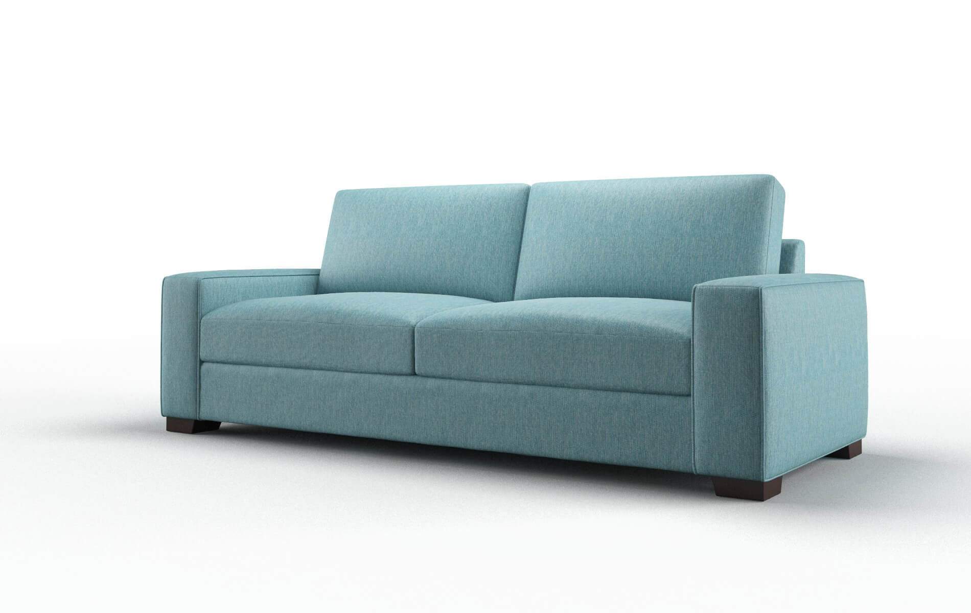 Monaco Lana Peacock Sofa espresso legs 4