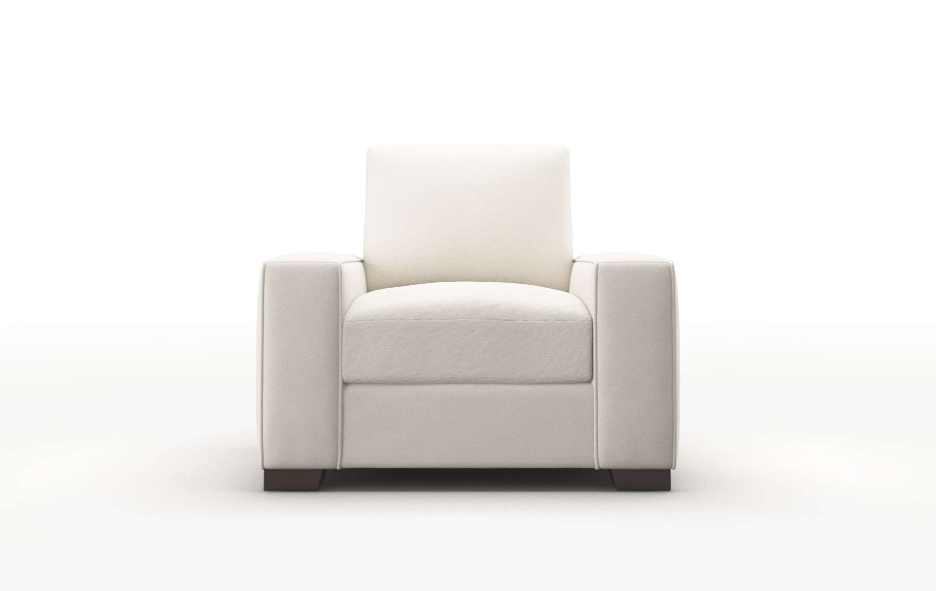 Monaco Malibu linen Chair Espresso Legs  1