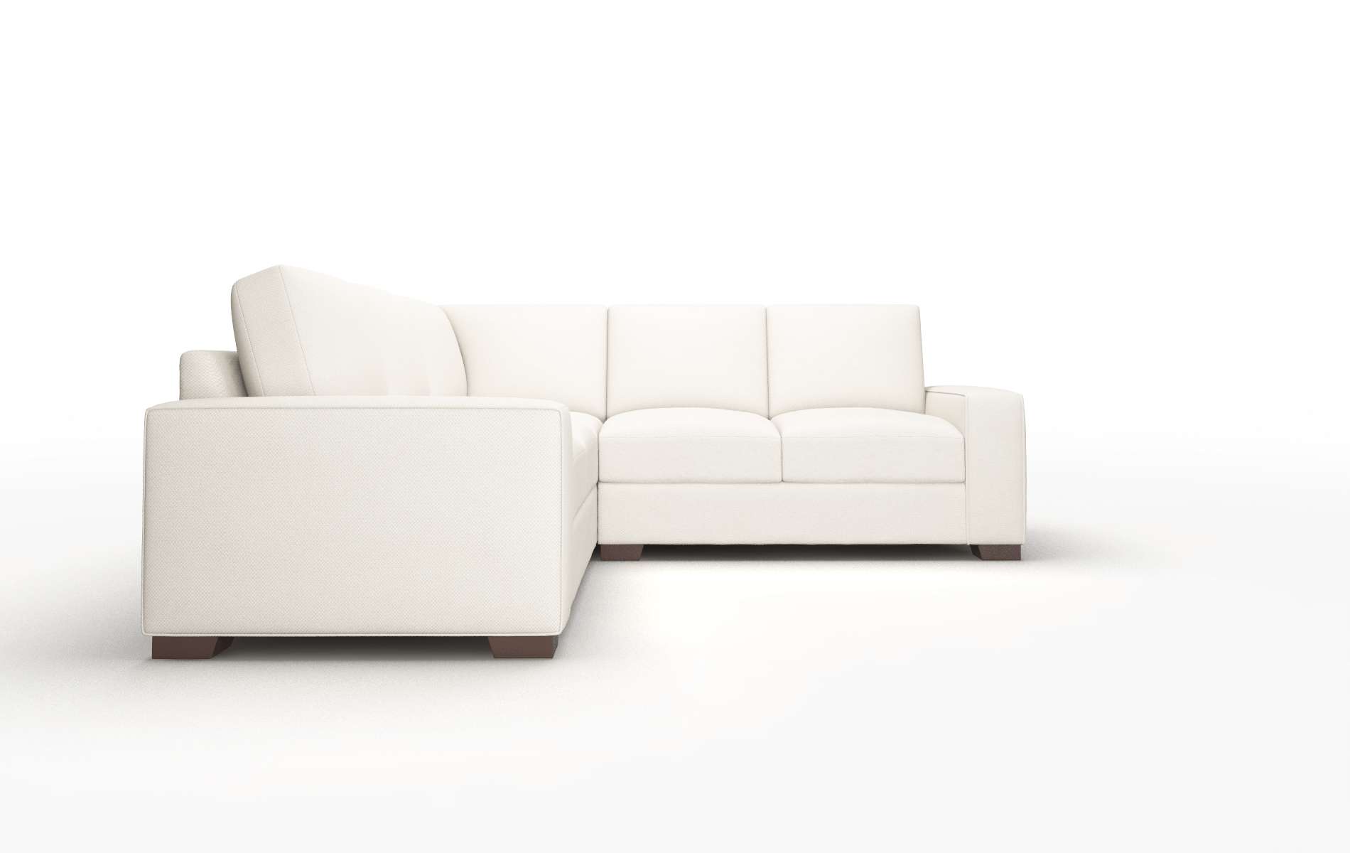 Monaco Malibu Linen Sectional espresso legs 2