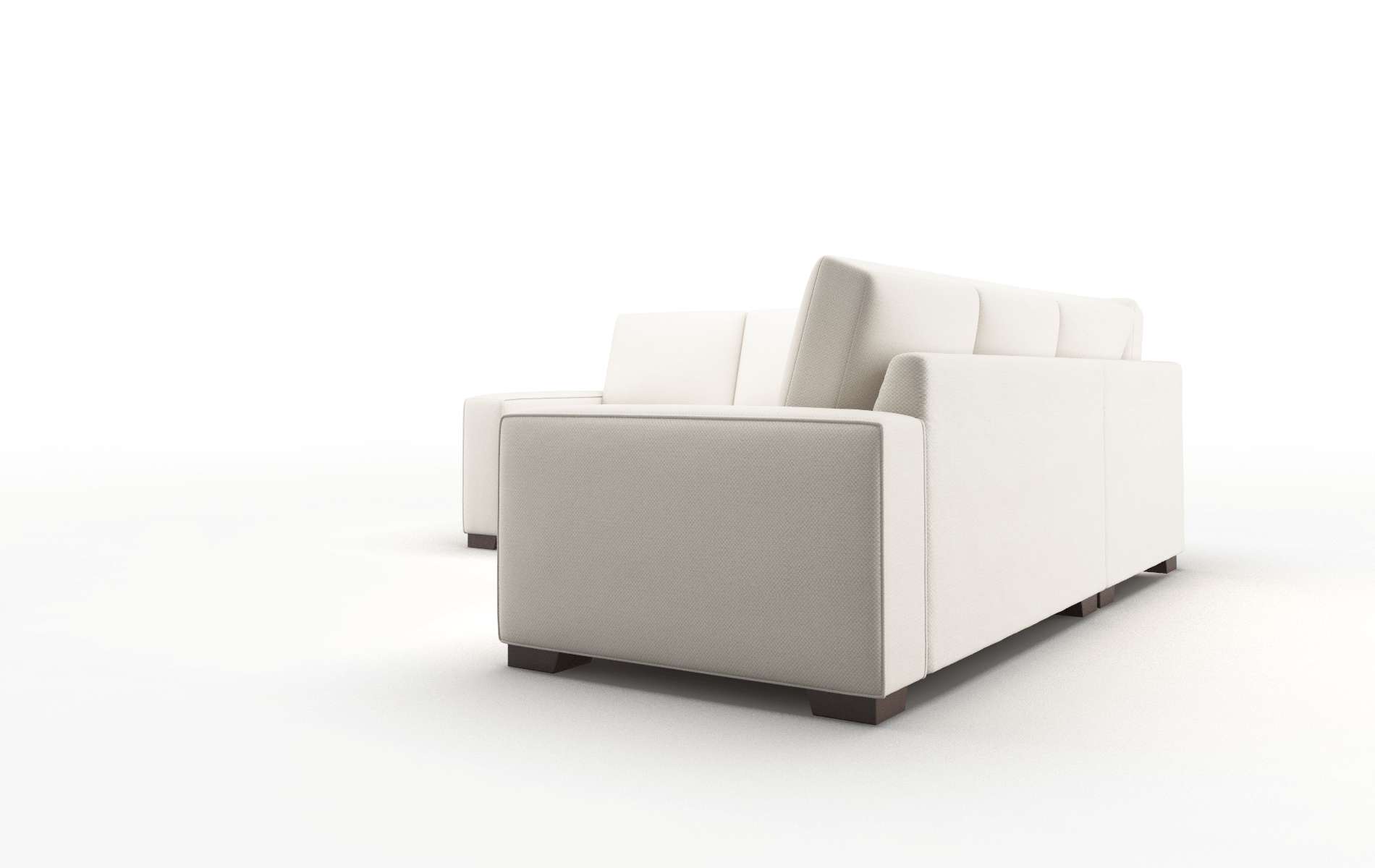 Monaco Malibu Linen Sectional espresso legs 4