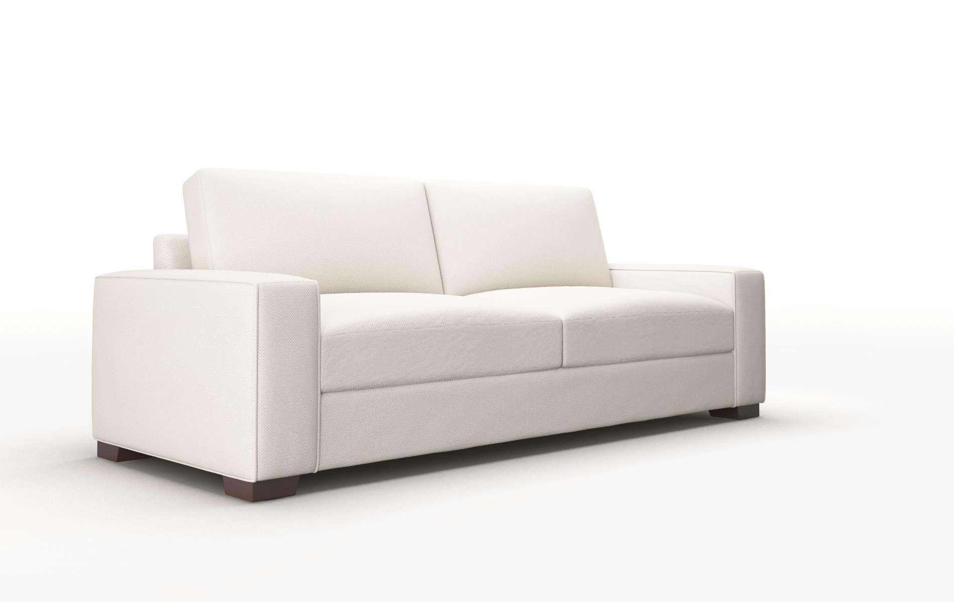 Monaco Malibu Linen Sofa espresso legs 2