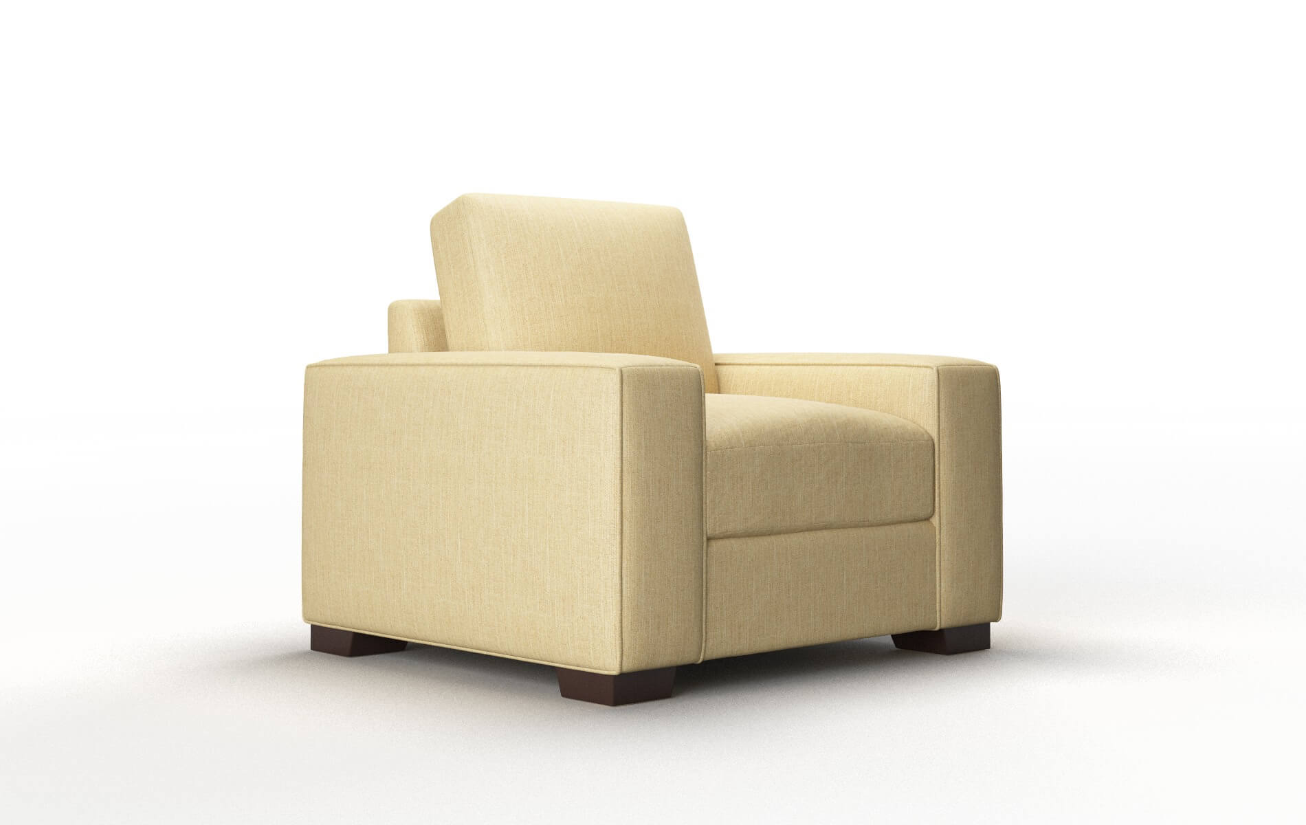 Monaco Malibu Maize Chair espresso legs 2
