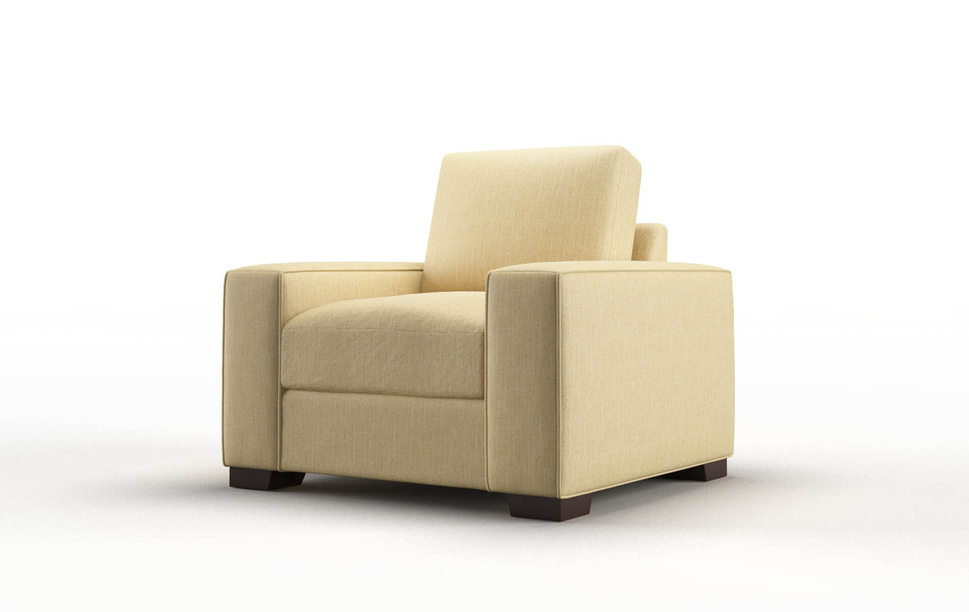 Monaco Malibu Maize Chair espresso legs 4