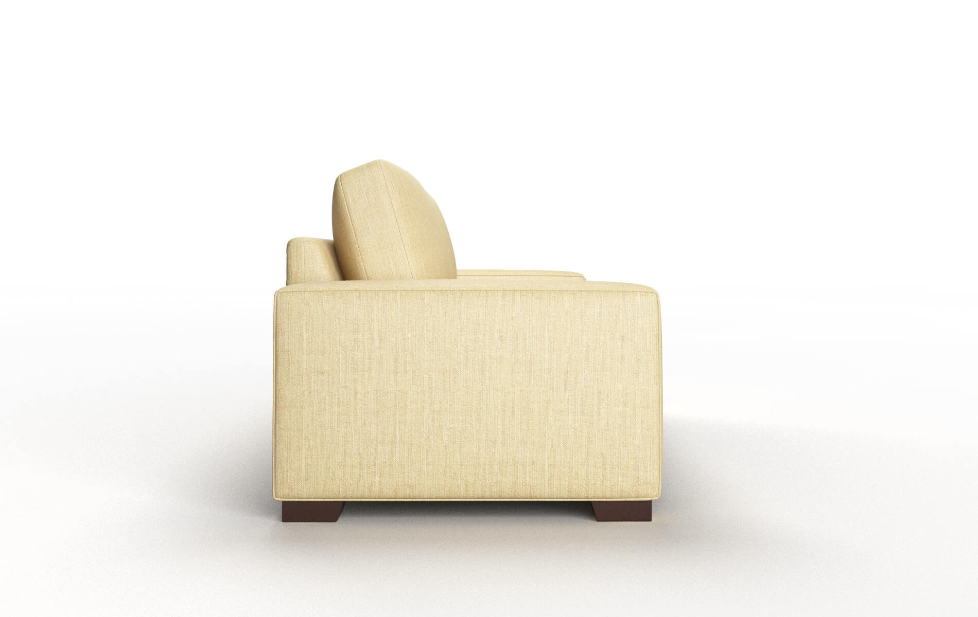 Monaco Malibu Maize Sofa espresso legs 3
