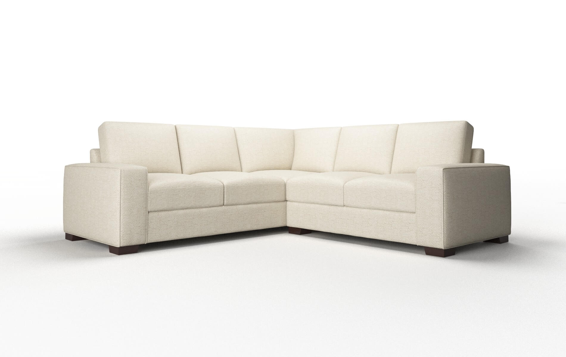 Monaco Malibu Sand Sectional espresso legs 1