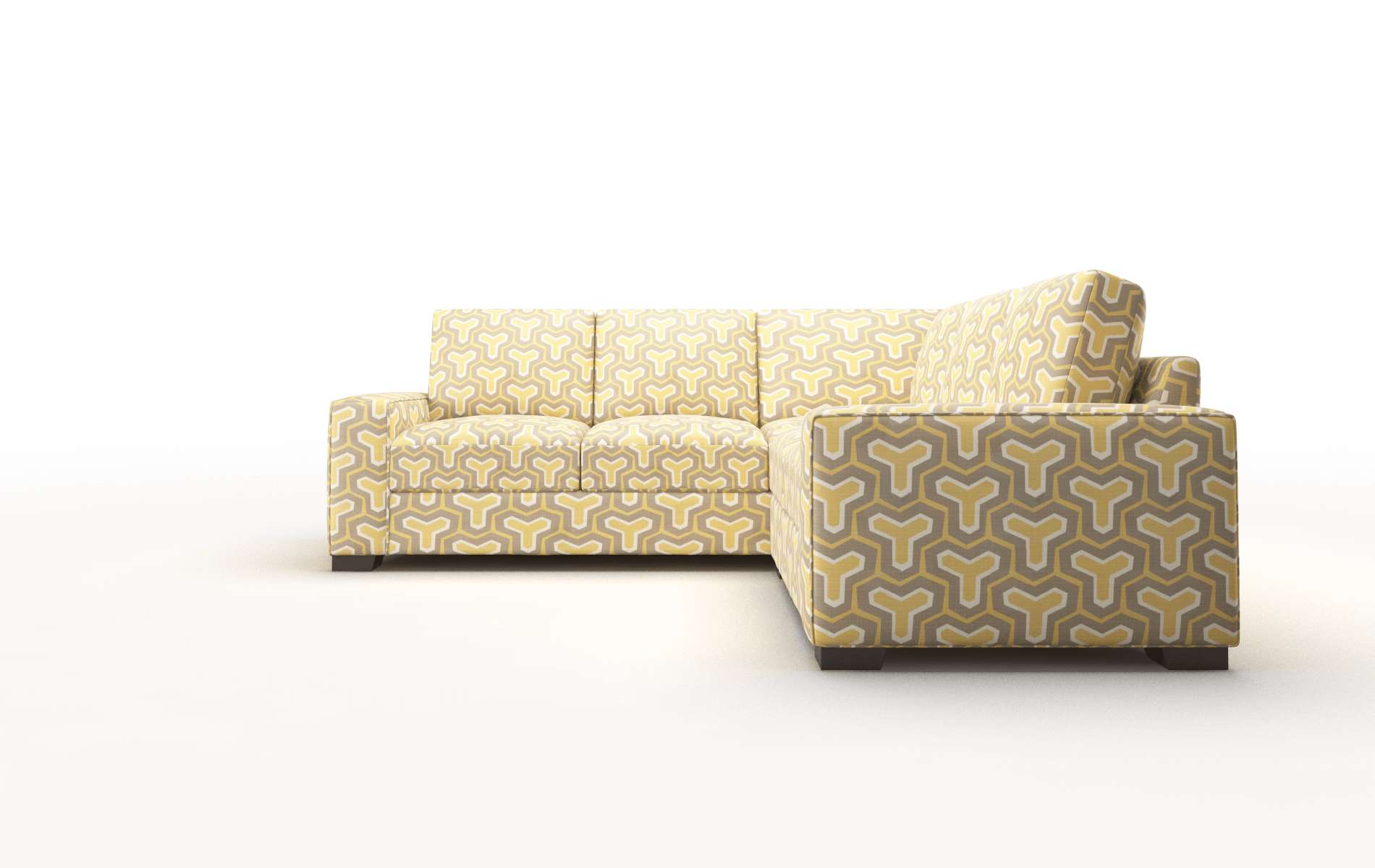 Monaco Merci Dijon Sectional espresso legs 5