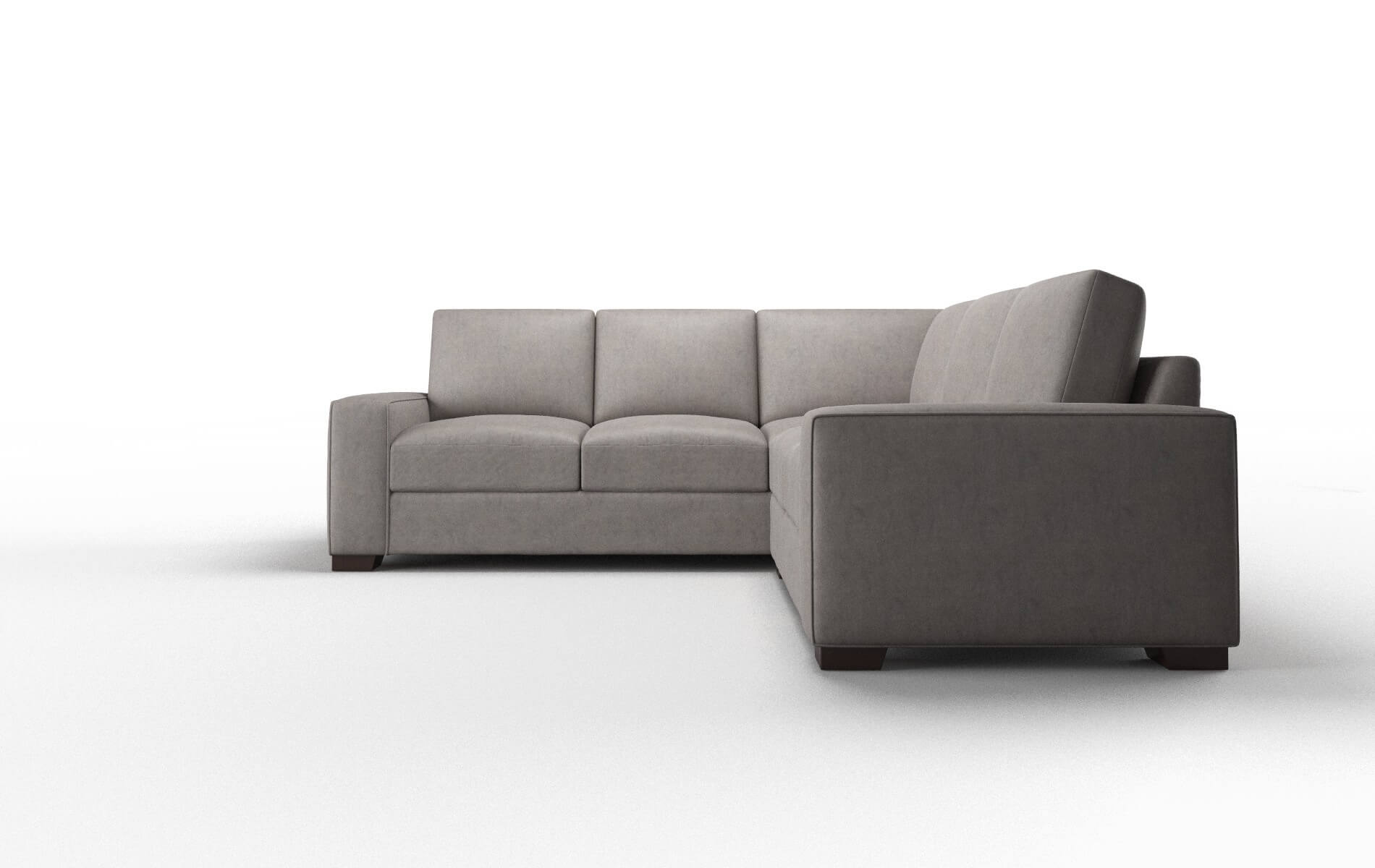 Monaco Noble Otter Sectional espresso legs 5