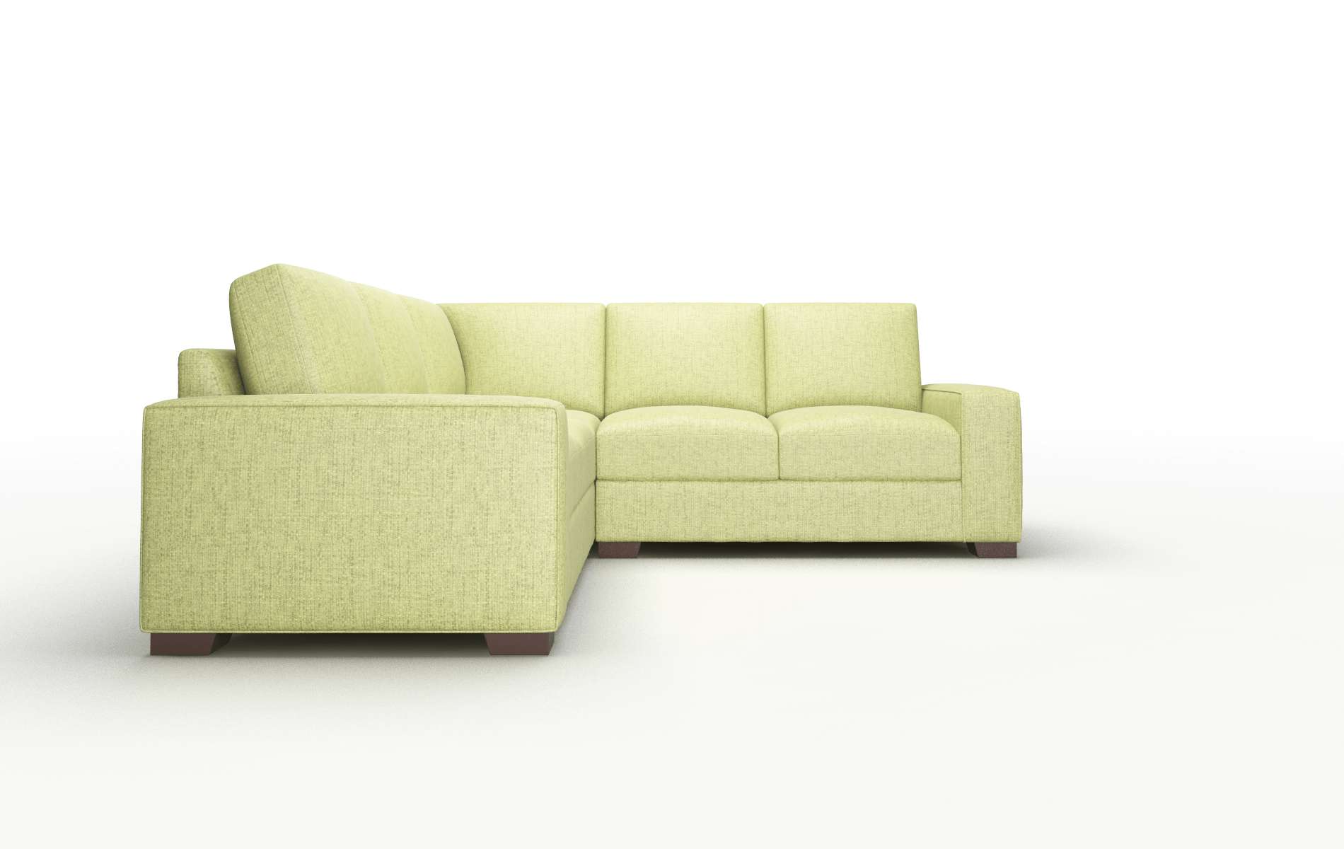 Monaco Notion Appletini Sectional espresso legs 2