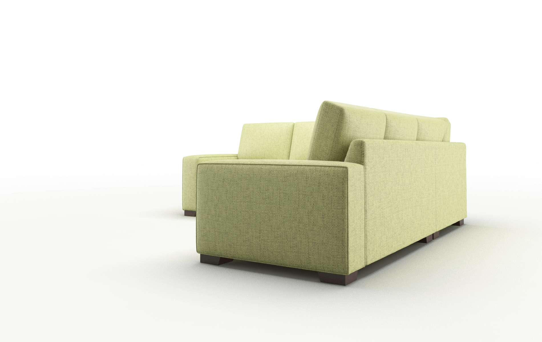 Monaco Notion Appletini Sectional espresso legs 4