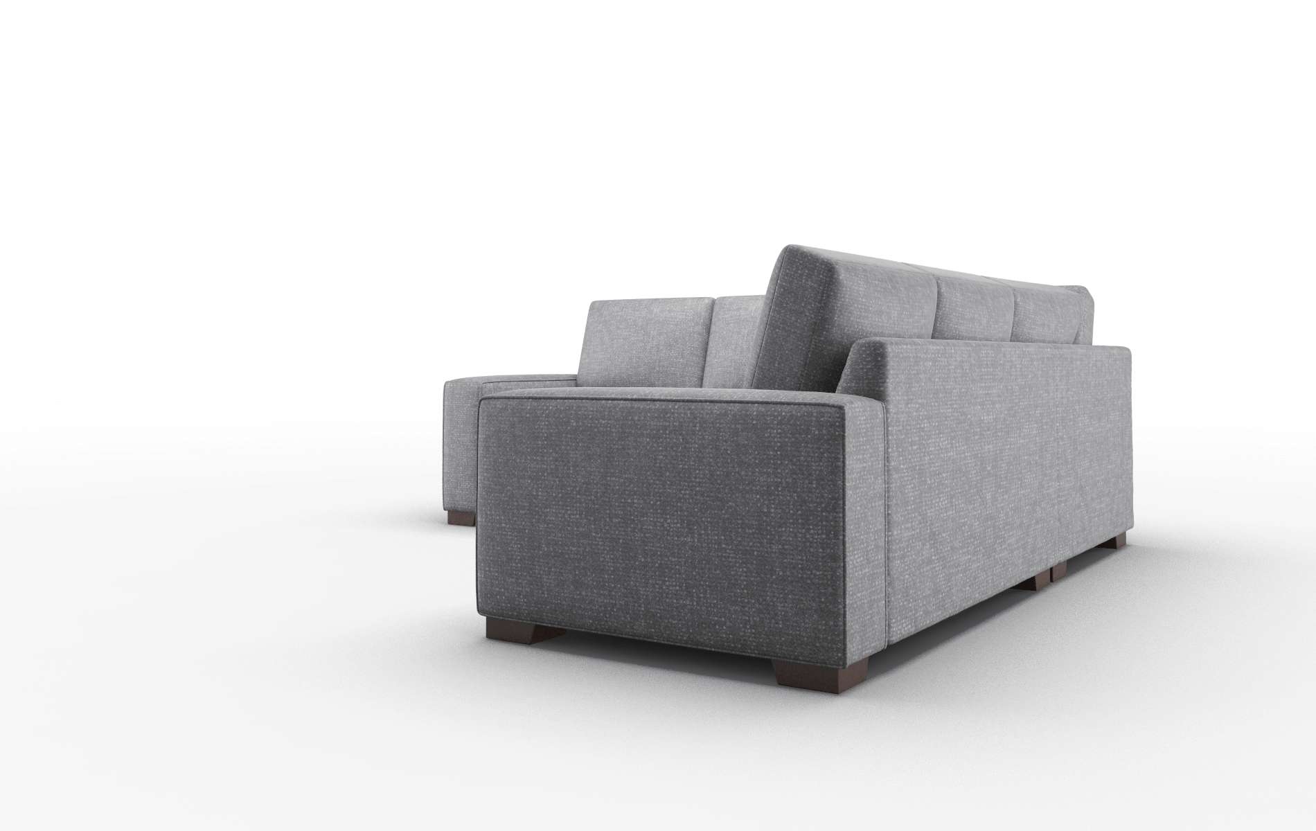 Monaco Notion Graphite Sectional espresso legs 4