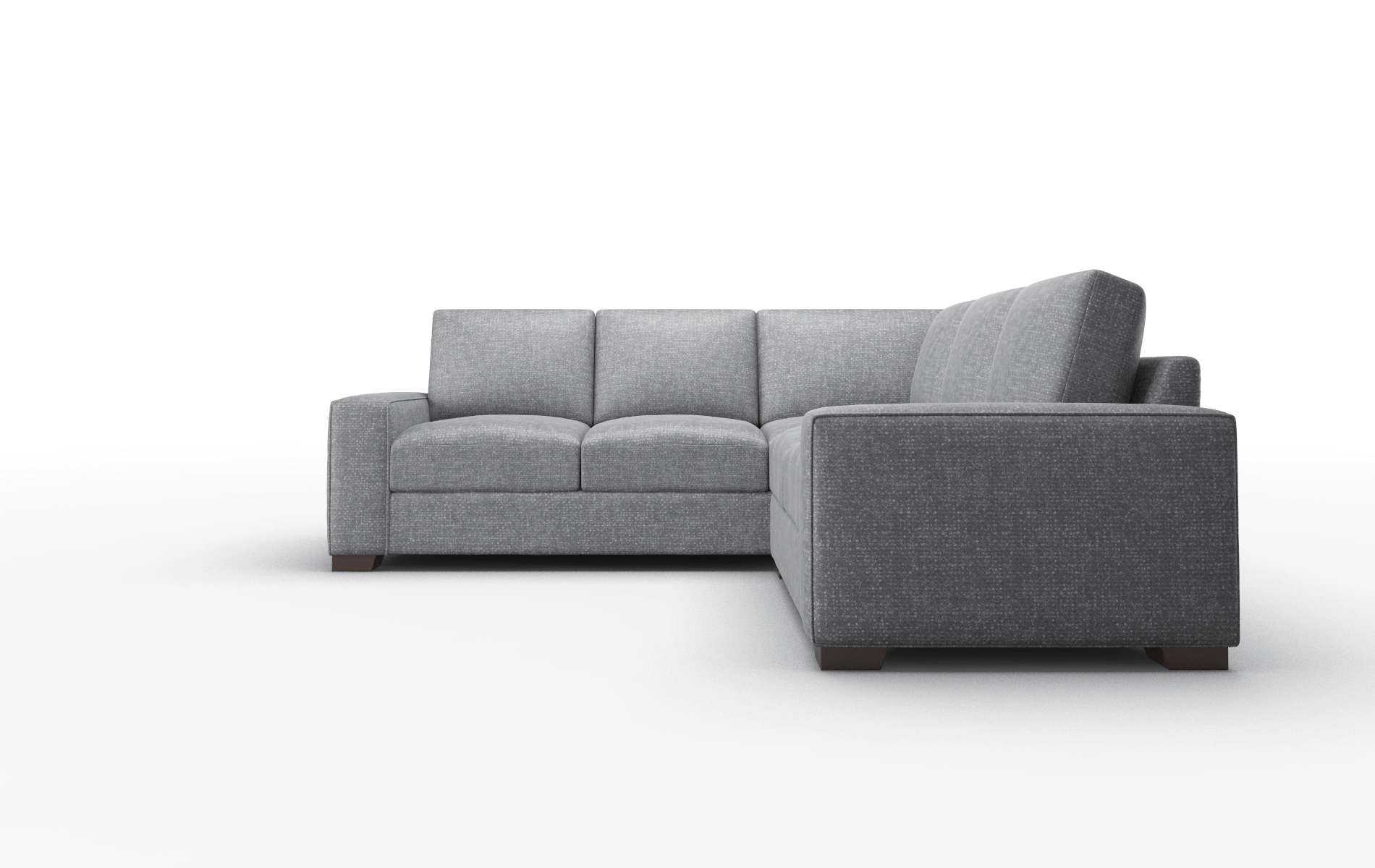 Monaco Notion Graphite Sectional espresso legs 5