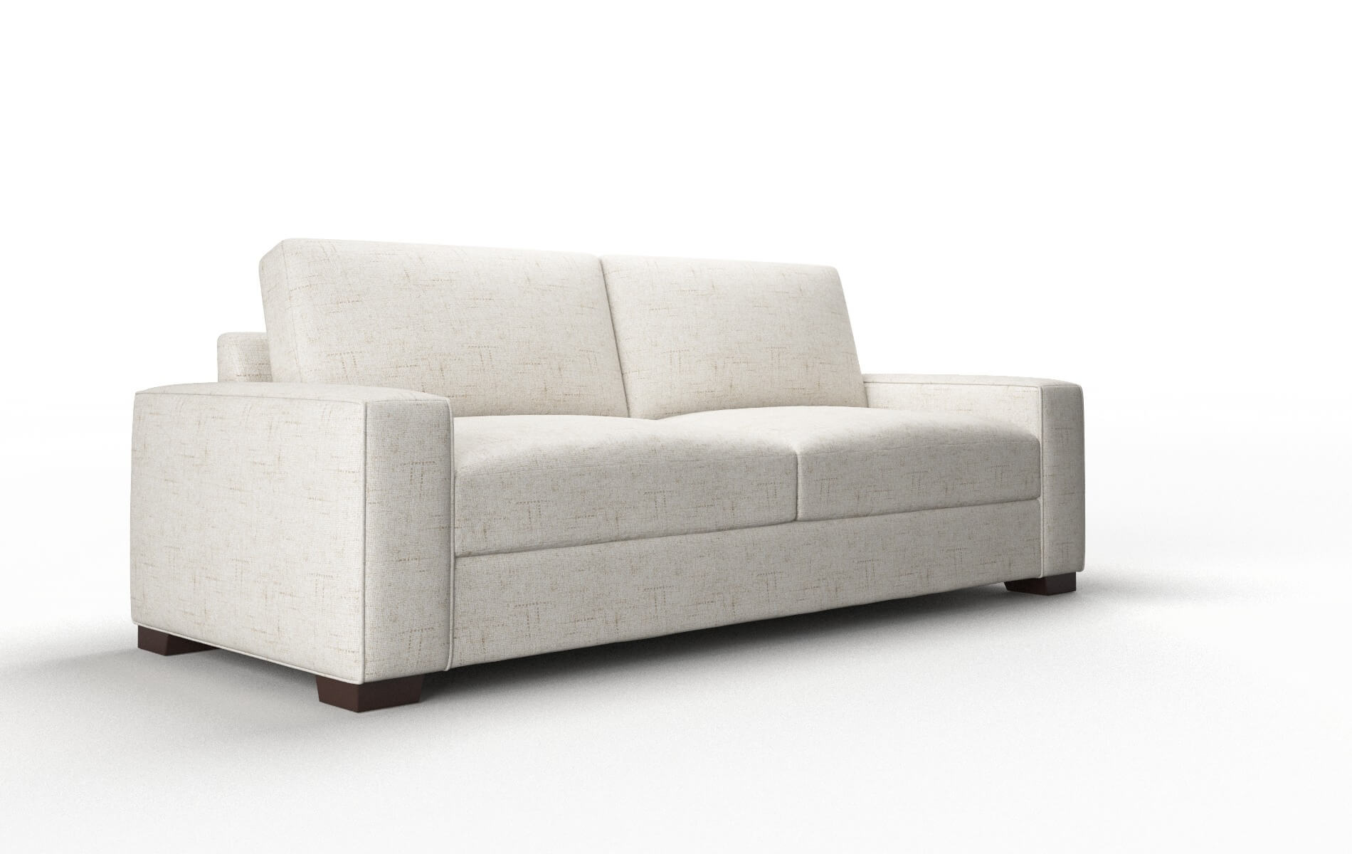 Monaco Oceanside Natural Sofa espresso legs 2
