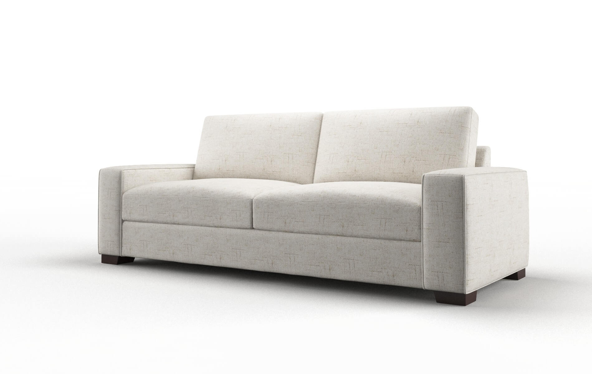 Monaco Oceanside Natural Sofa espresso legs 4