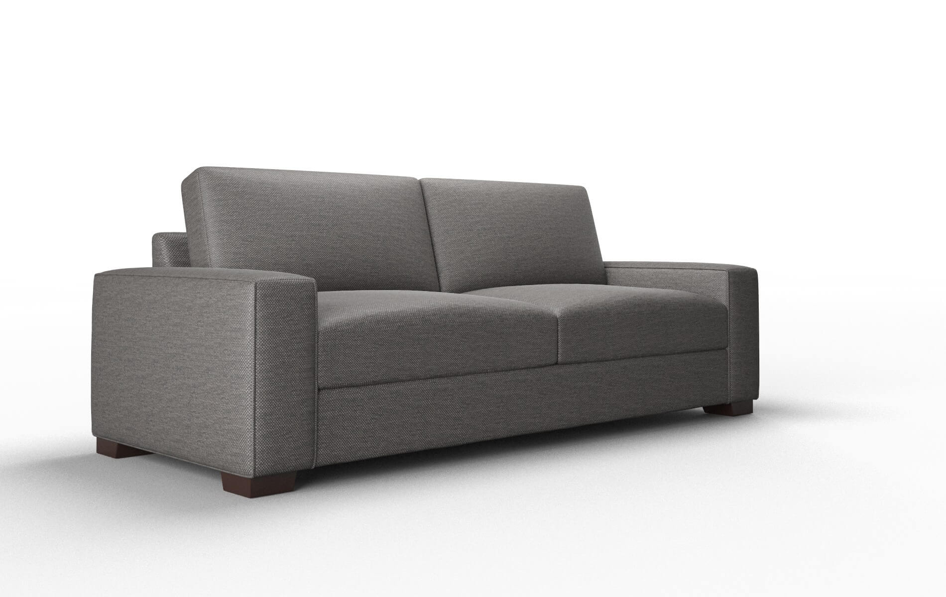 Monaco Oscar Charcoal Sofa espresso legs 2