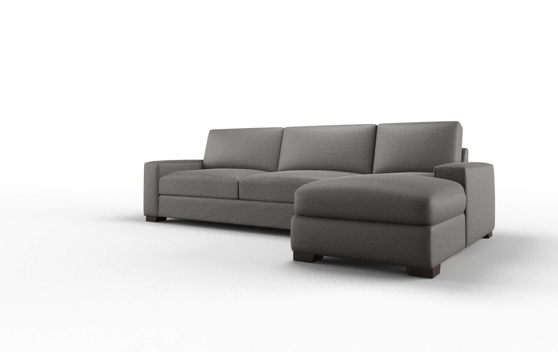 Monaco Oscar Grey Panel espresso legs 4