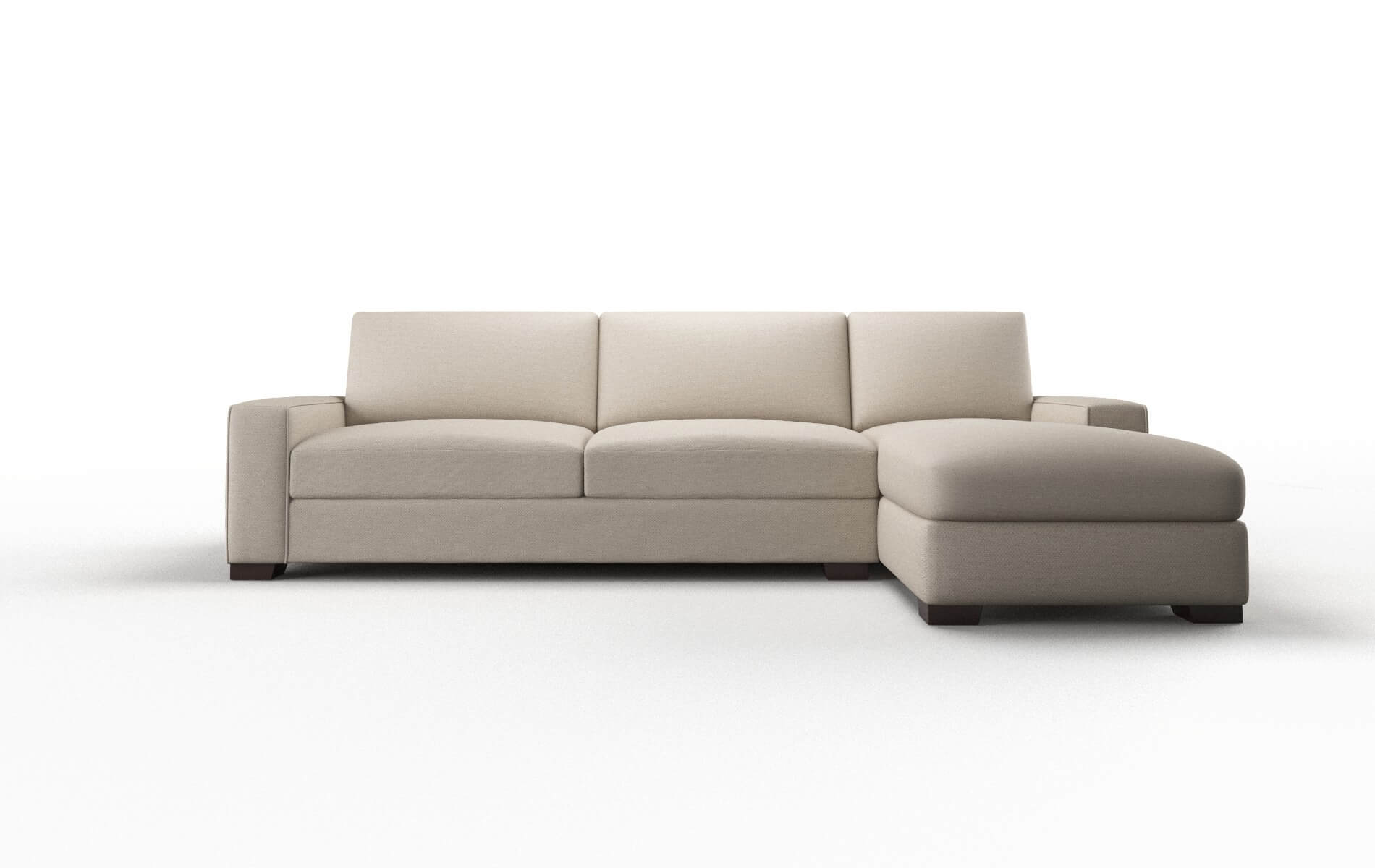 Monaco Oscar Linen Panel espresso legs 1