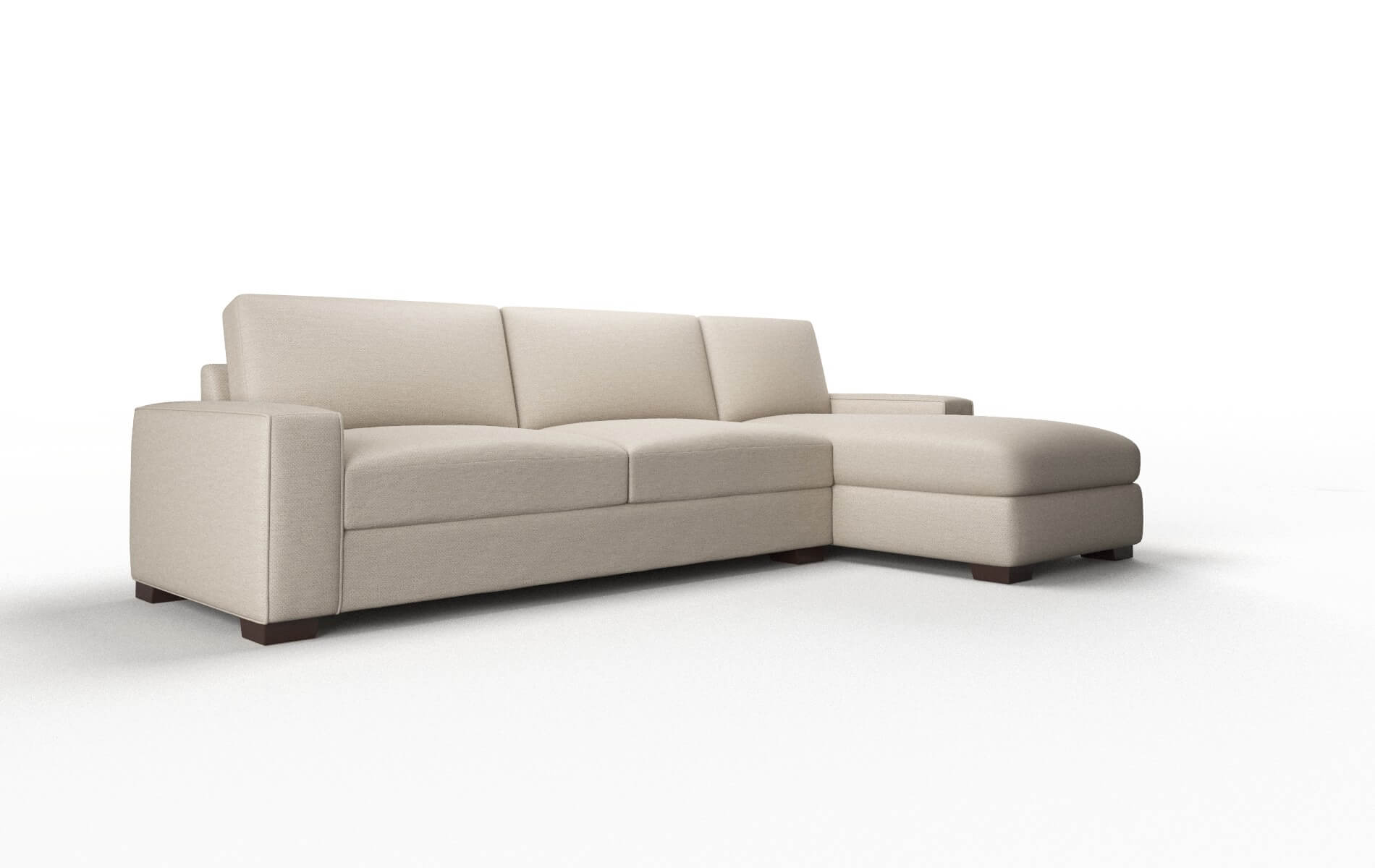 Monaco Oscar Linen Panel espresso legs 2