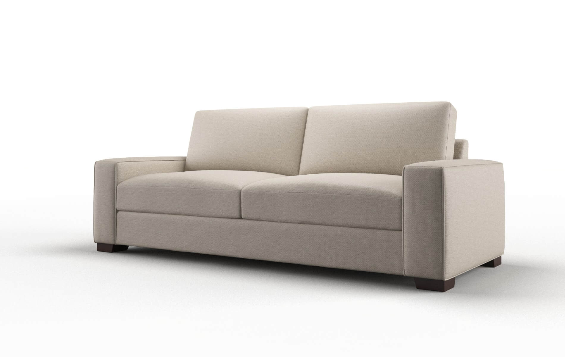 Monaco Oscar Linen Sofa espresso legs 4