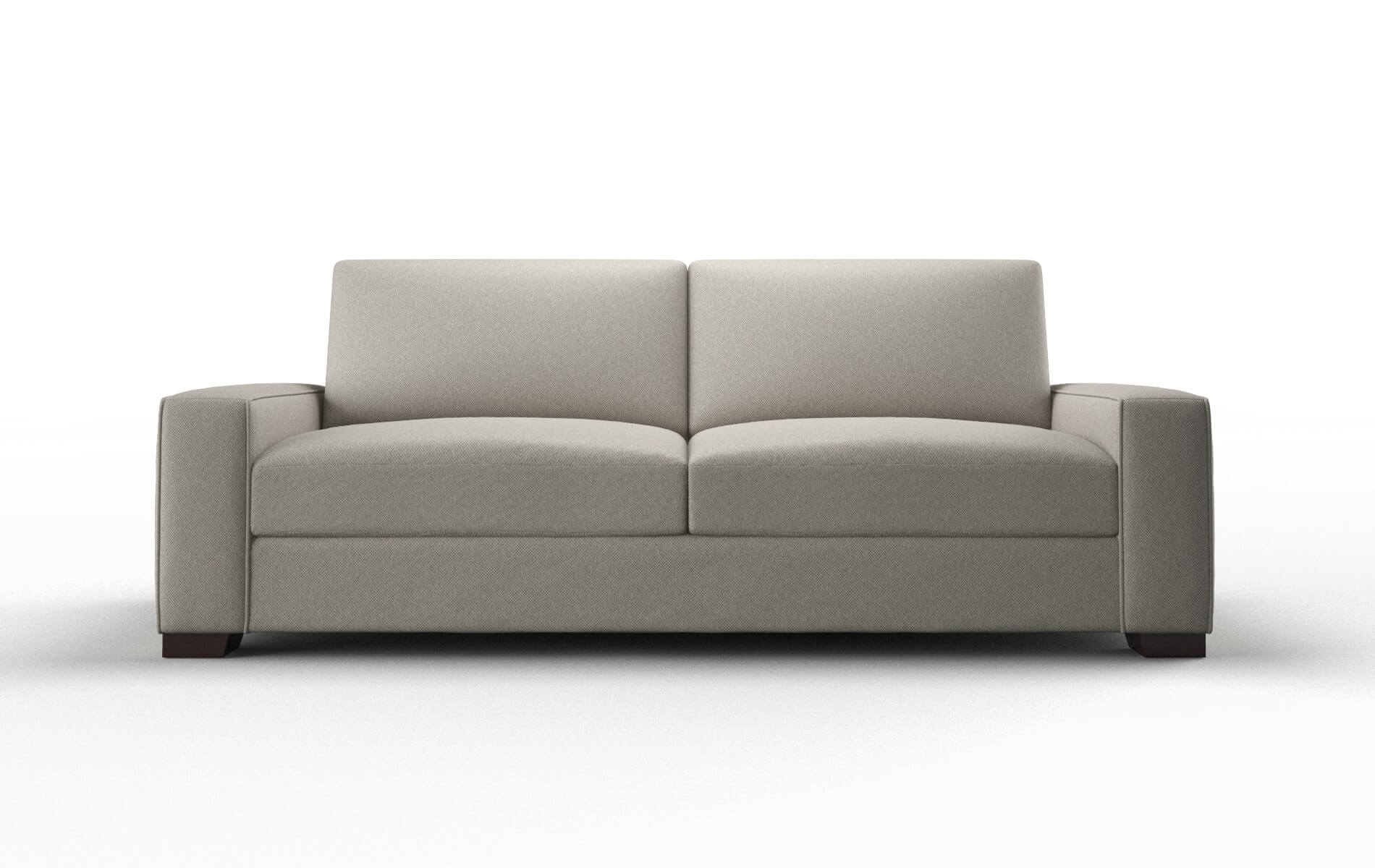 Monaco Oscar Silver Sofa espresso legs 1