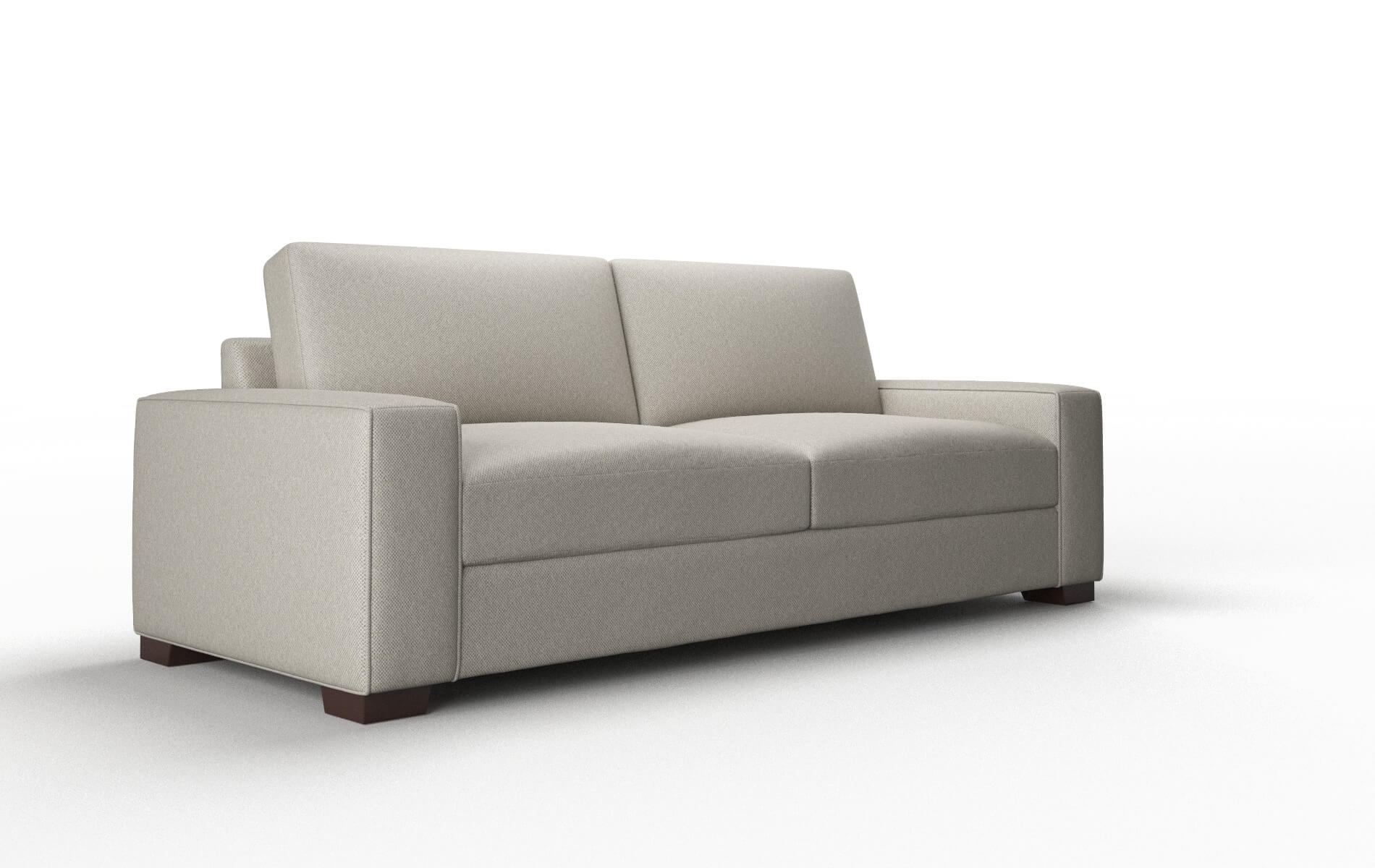 Monaco Oscar Silver Sofa espresso legs 2