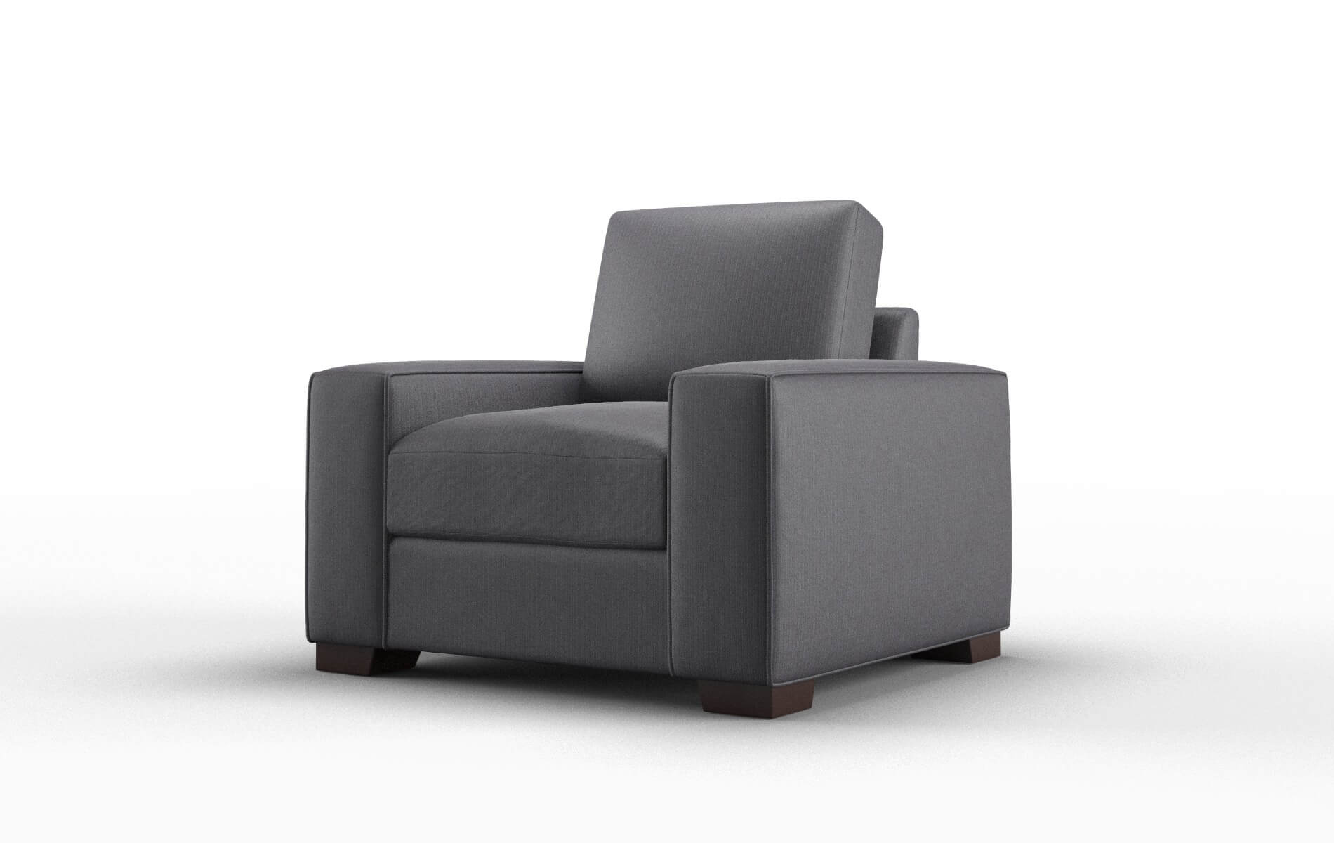 Monaco Parker Charcoal Chair espresso legs 4
