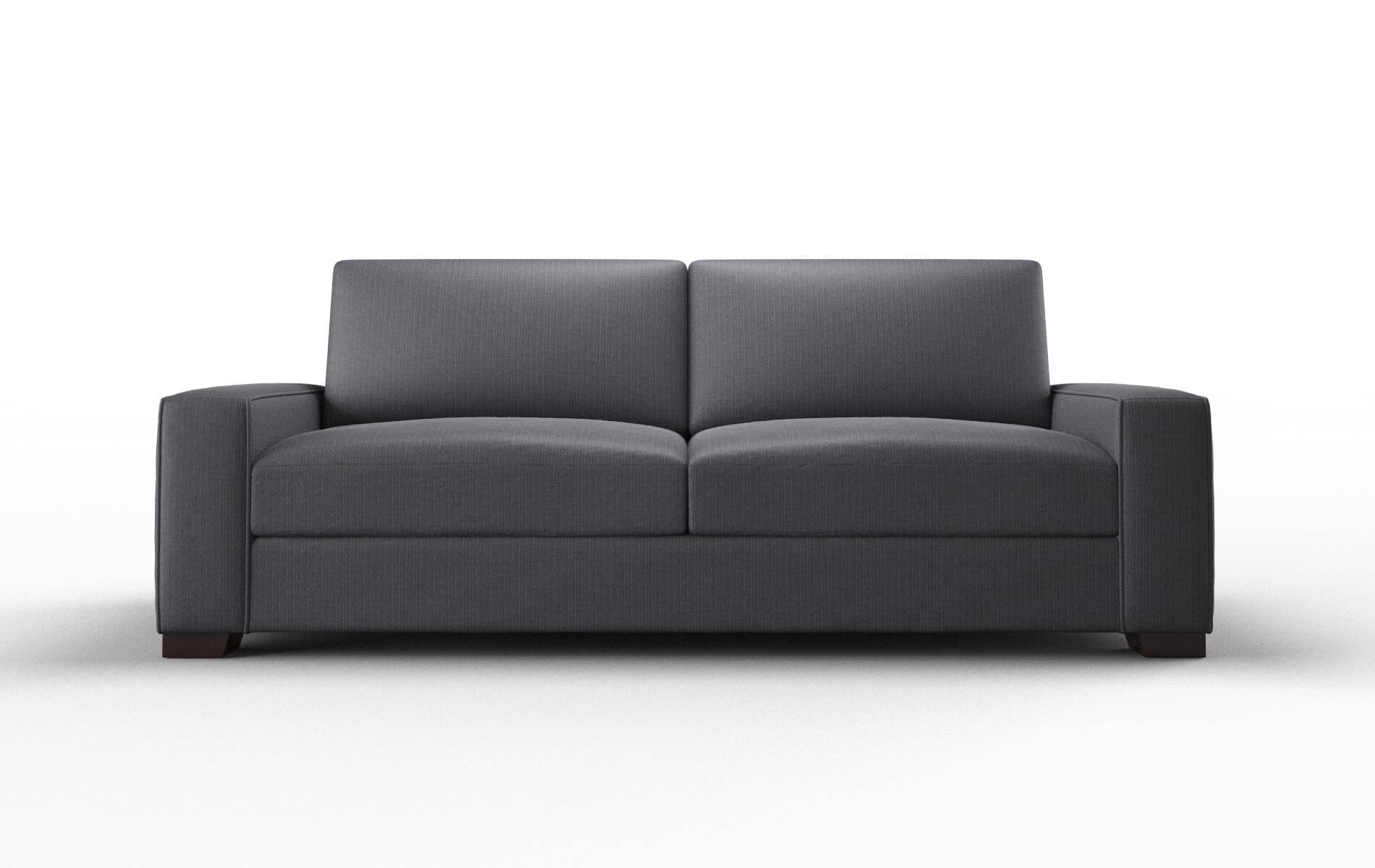 Monaco Parker Charcoal Sofa espresso legs 1