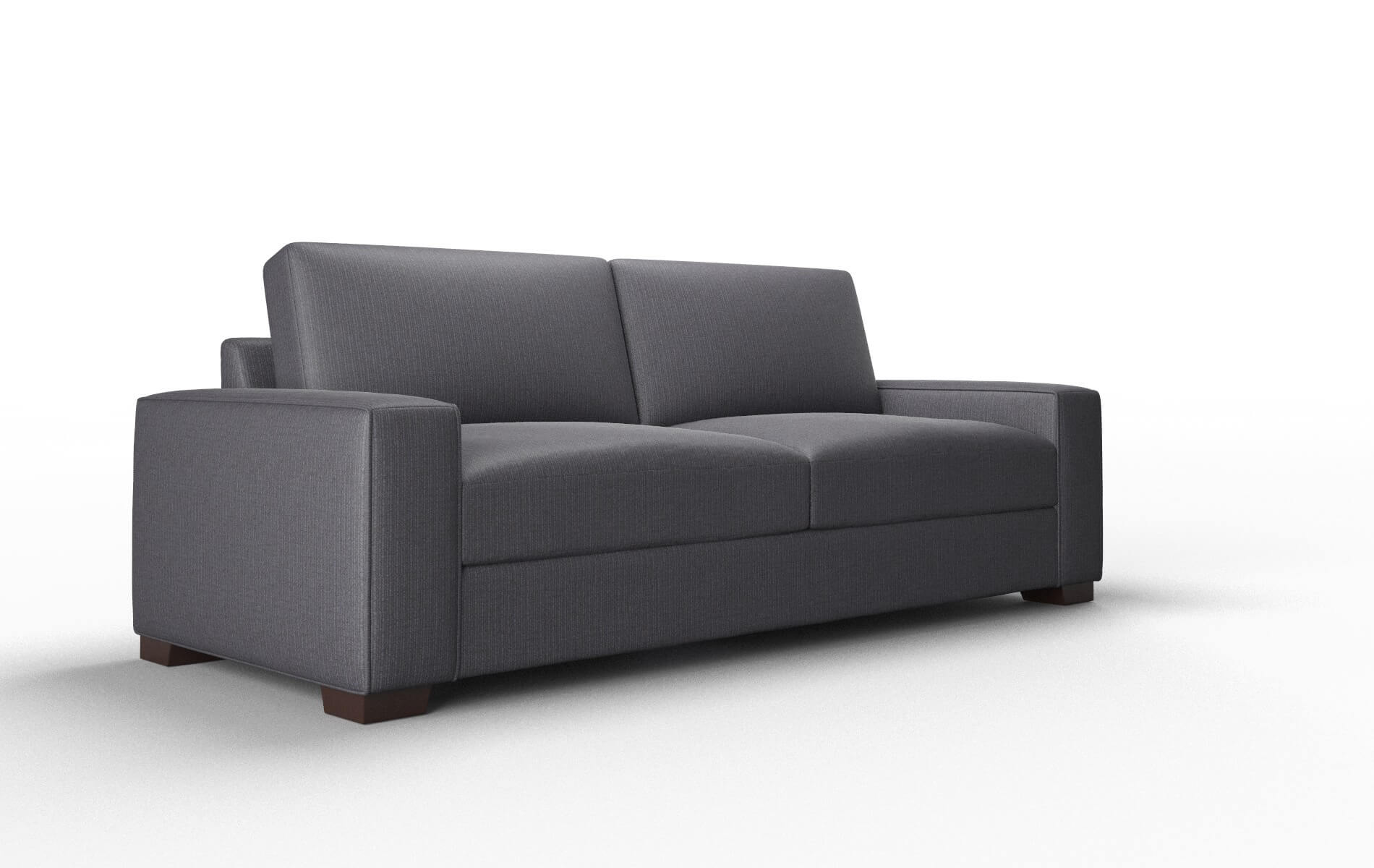 Monaco Parker Charcoal Sofa espresso legs 2